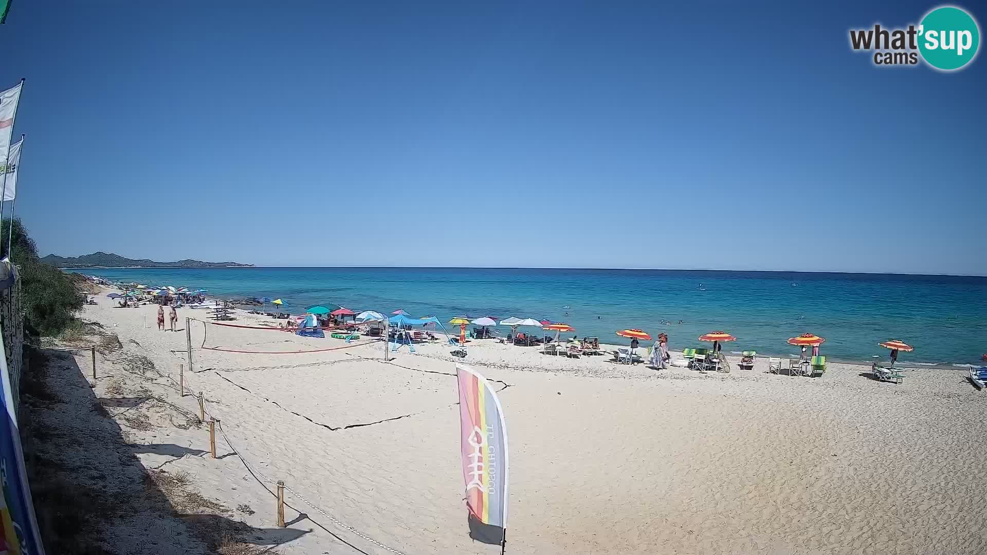 Web kamera Piscina Rei – Pogled uživo iz Costa Rei, Muravera