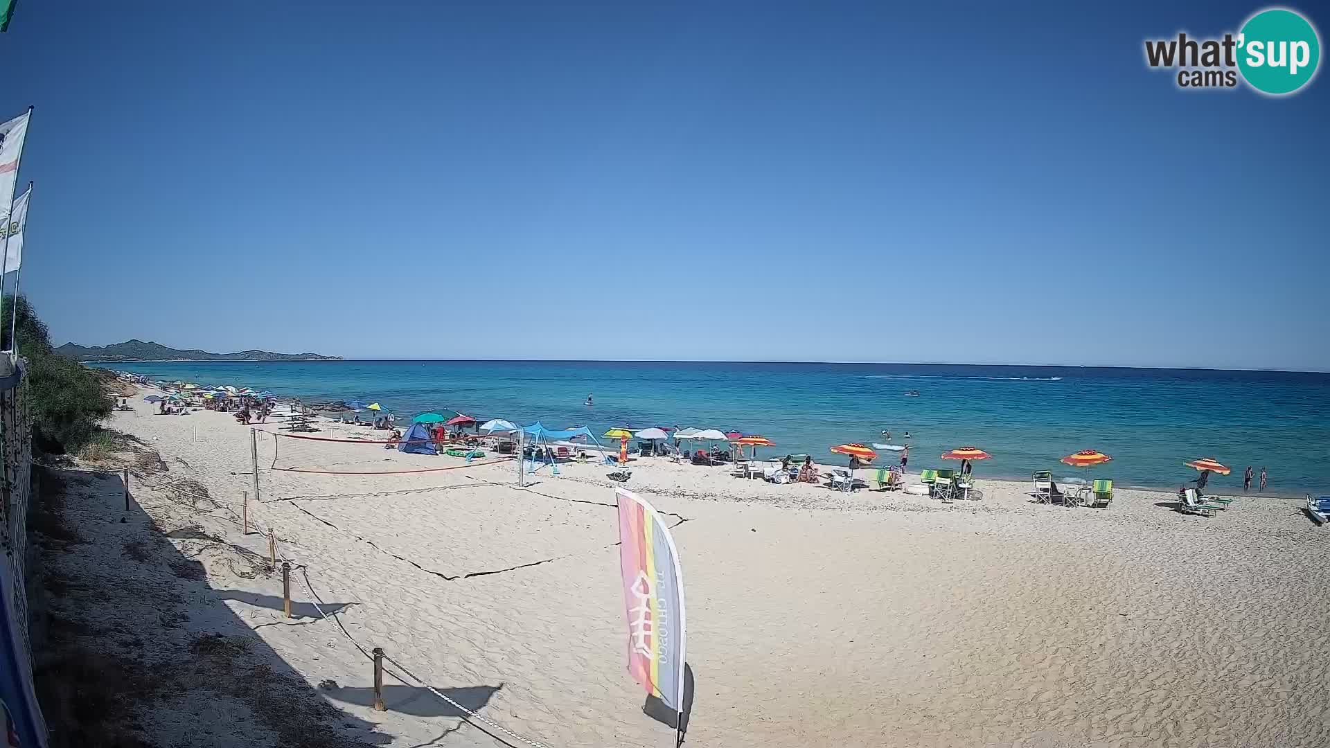 Spletna kamera Piscina Rei – Pogled v živo iz Costa Rei, Muravera
