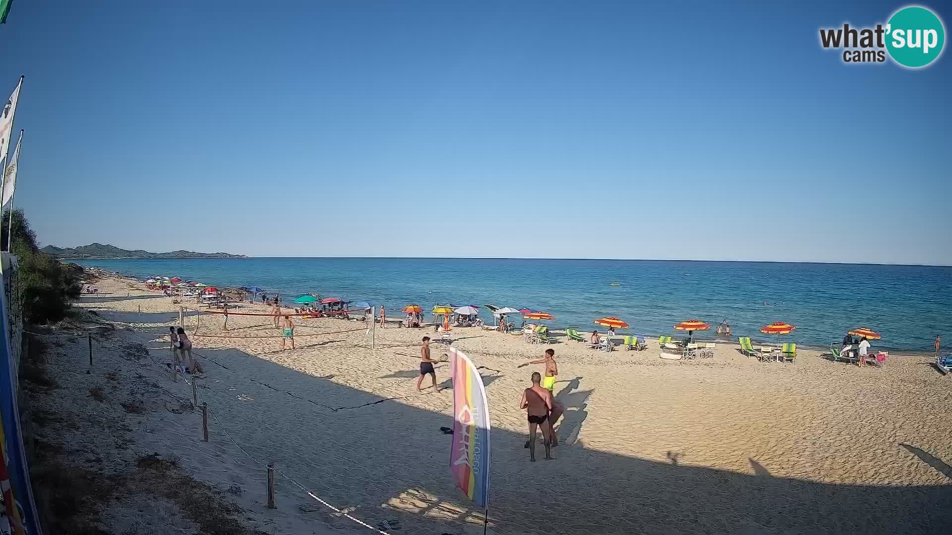 Web kamera Piscina Rei – Pogled uživo iz Costa Rei, Muravera