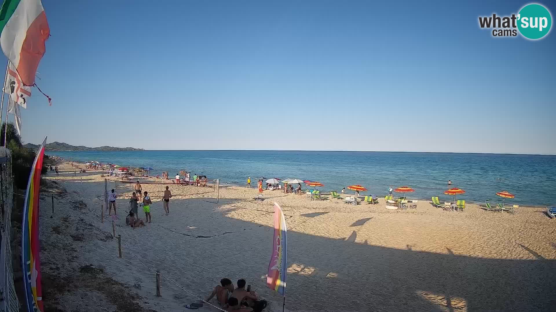 Web kamera Piscina Rei – Pogled uživo iz Costa Rei, Muravera