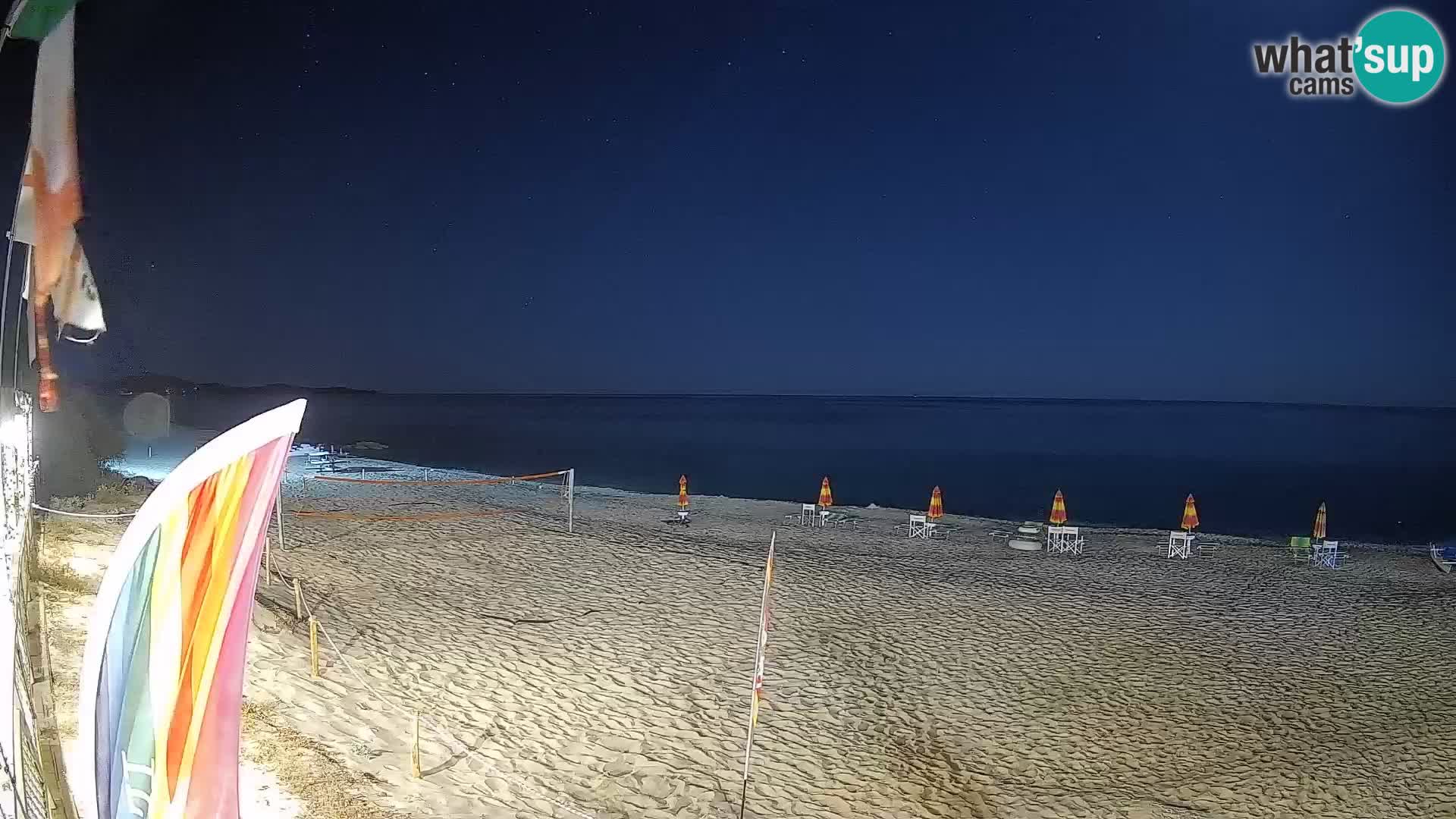 Webcam Piscina Rei – Vista live da Costa Rei, Muravera
