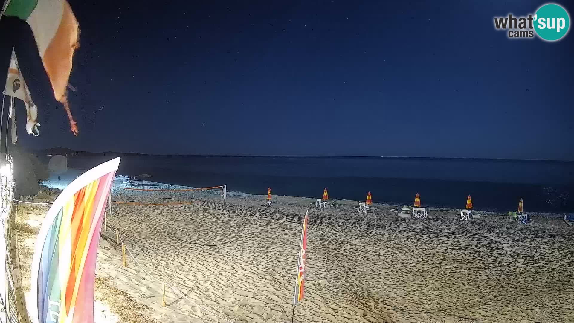 Webcam Piscina Rei – Vista live da Costa Rei, Muravera
