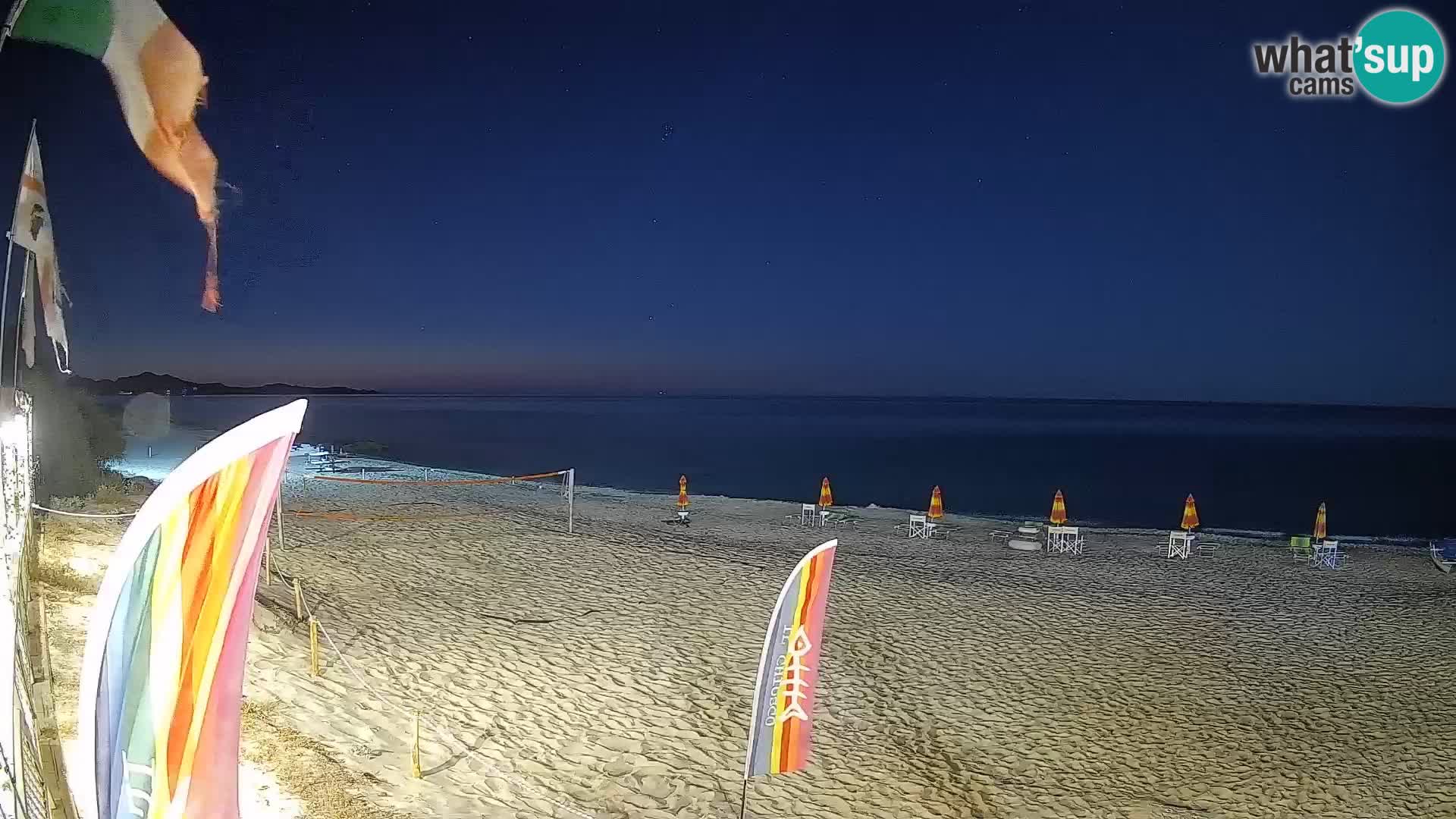 Webcam Piscina Rei – Vista live da Costa Rei, Muravera