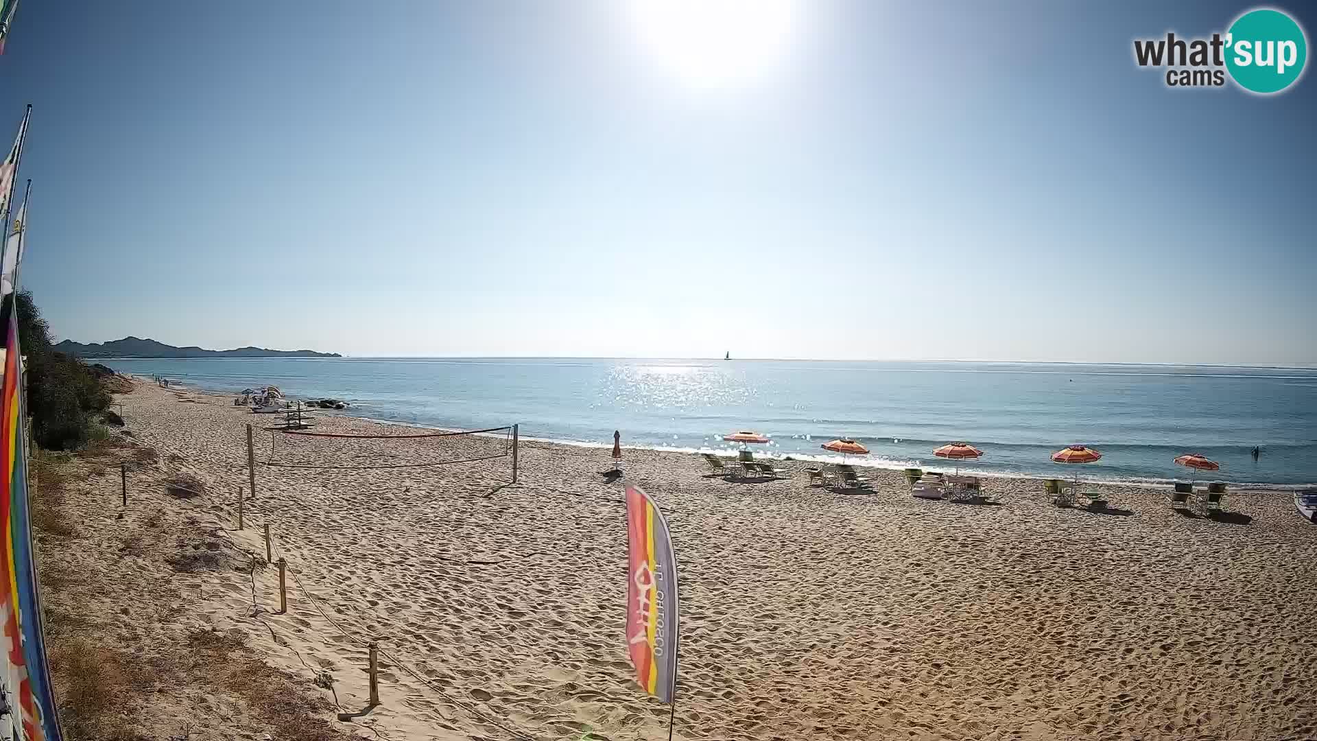 Webcam Piscina Rei – Vista live da Costa Rei, Muravera