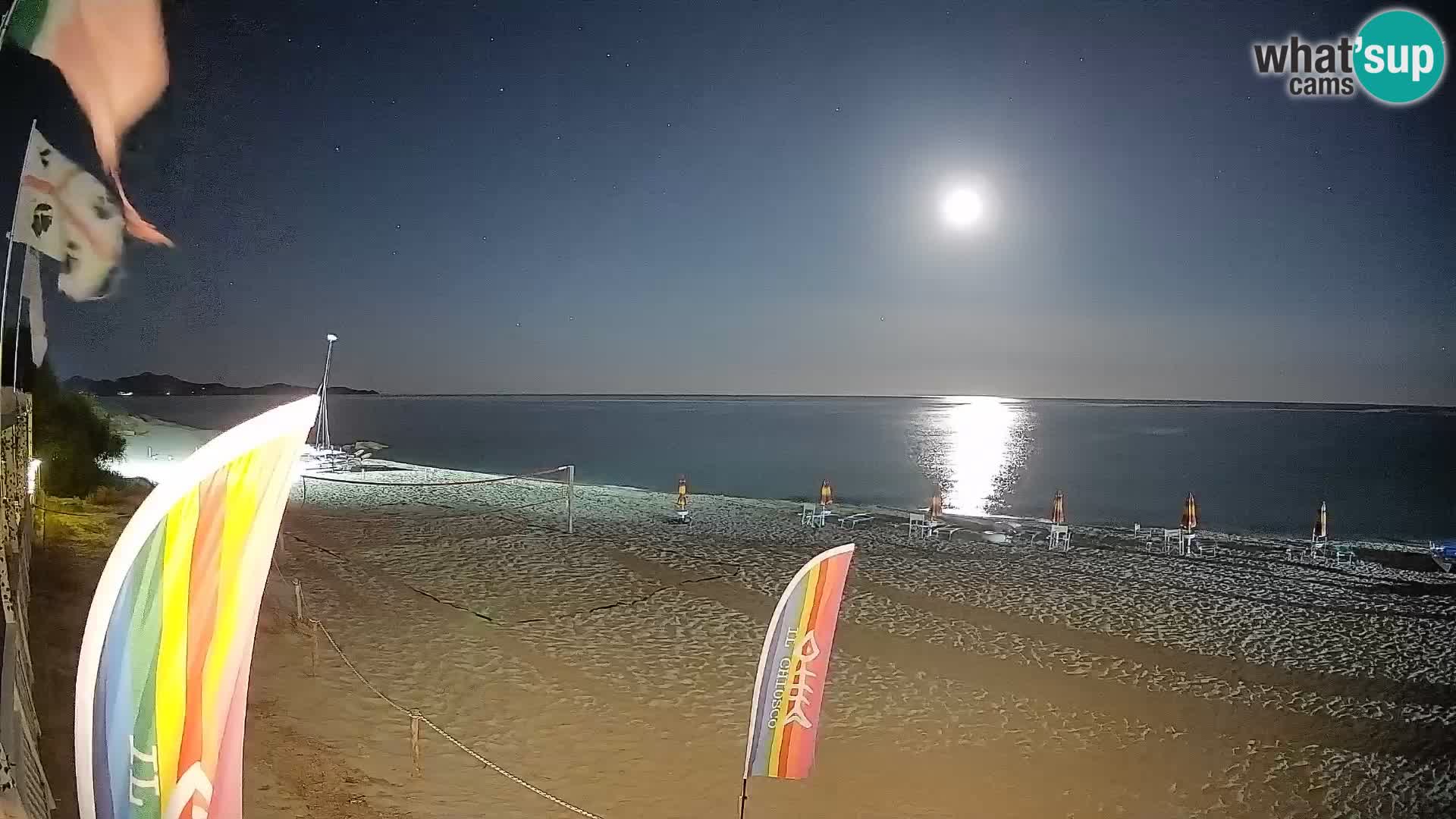 Webcam Piscina Rei – Vue en direct depuis Costa Rei, Muravera