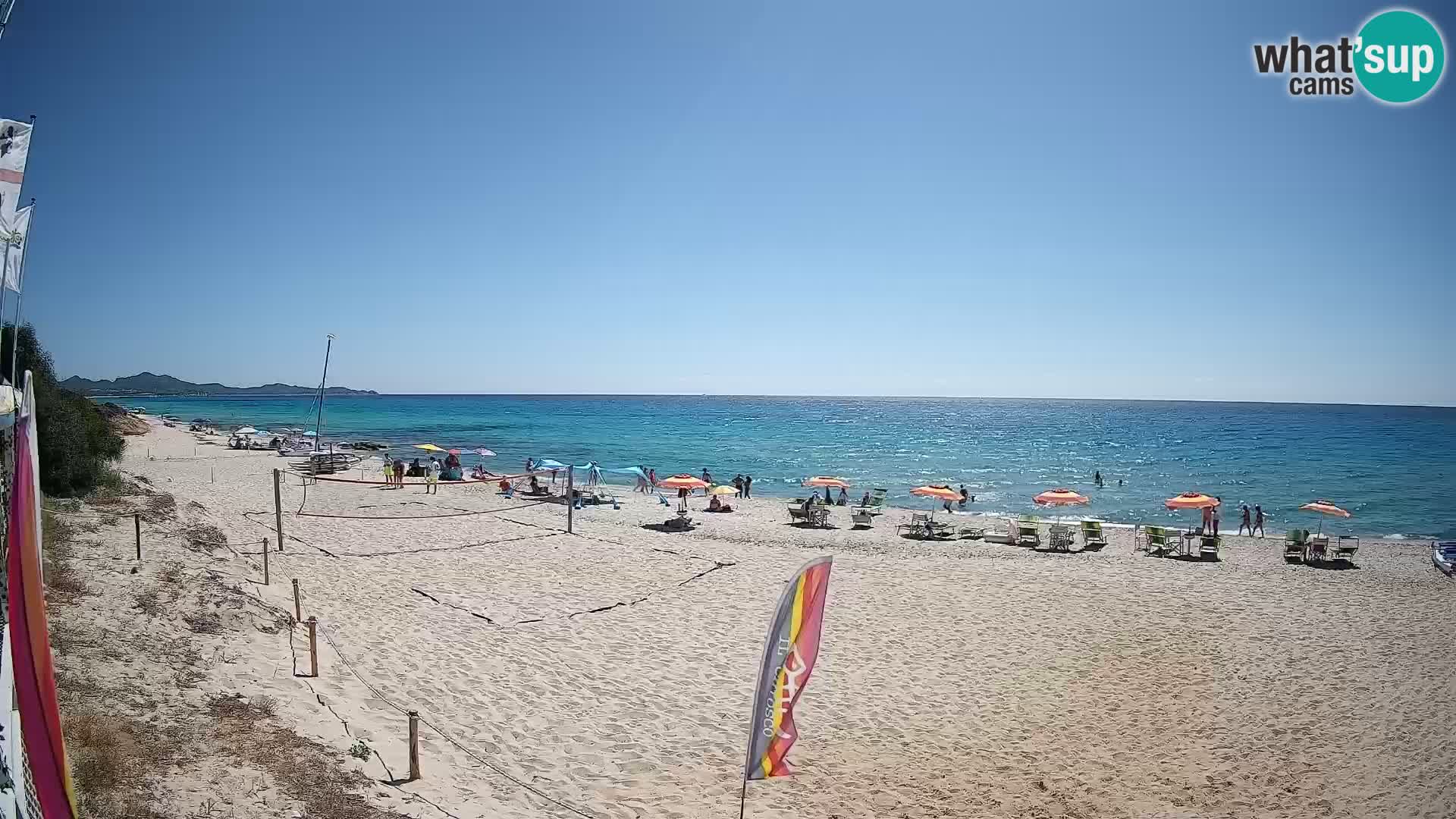 Spletna kamera Piscina Rei – Pogled v živo iz Costa Rei, Muravera