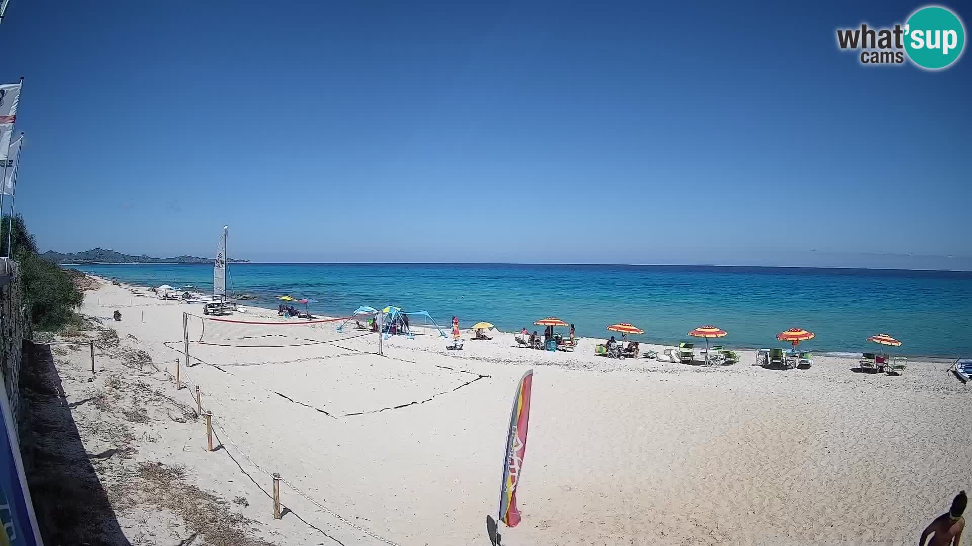 Webcam Piscina Rei – Vista live da Costa Rei, Muravera