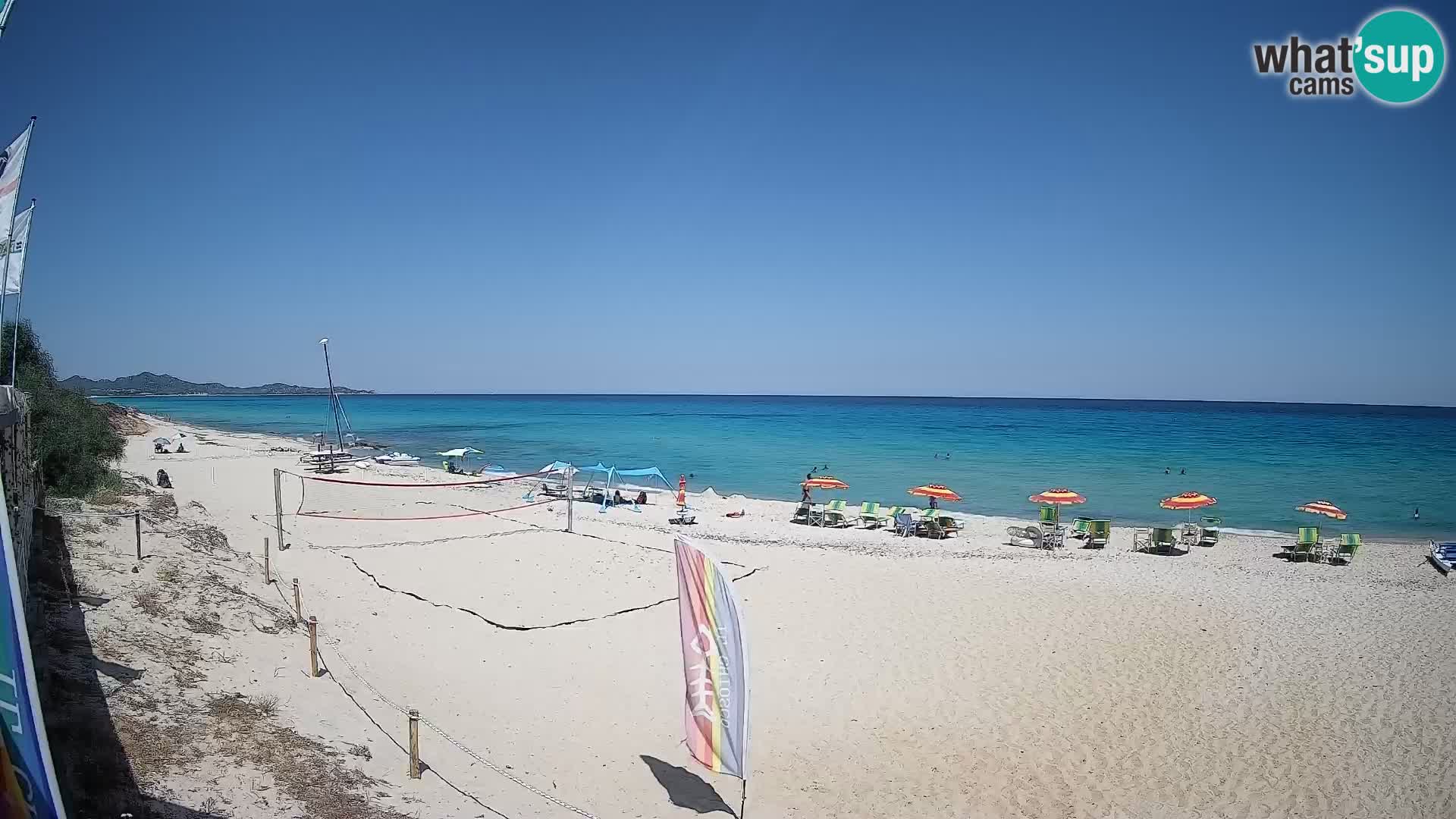 Webcam Piscina Rei – Vista live da Costa Rei, Muravera