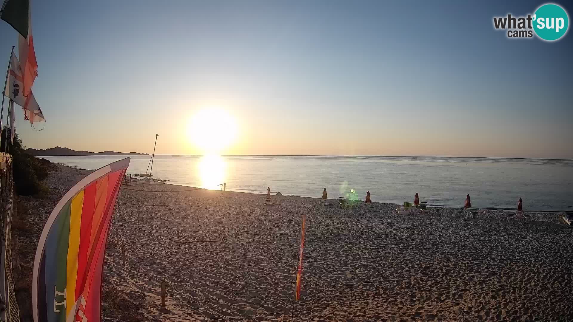 Webcam Piscina Rei – Vista en directo desde Costa Rei, Muravera