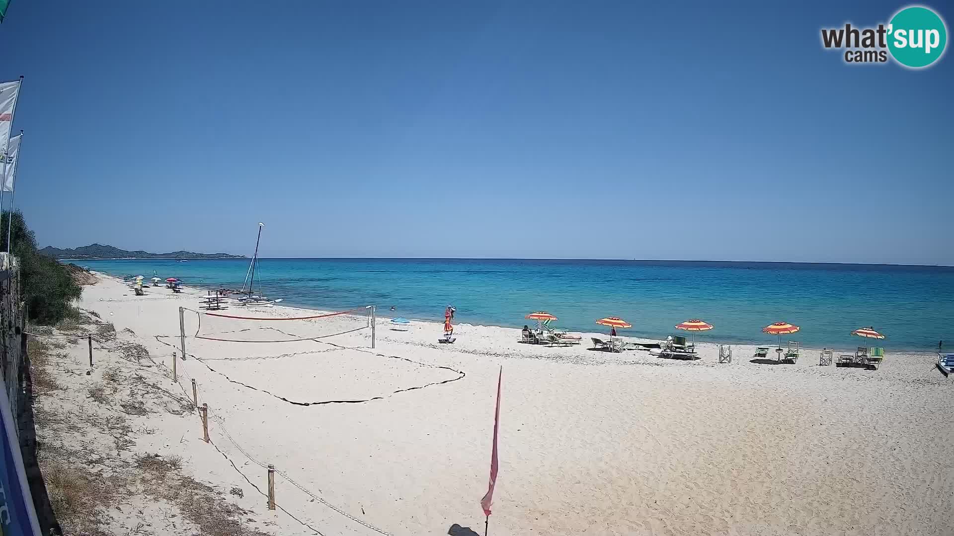 Webcam Piscina Rei – Vista live da Costa Rei, Muravera