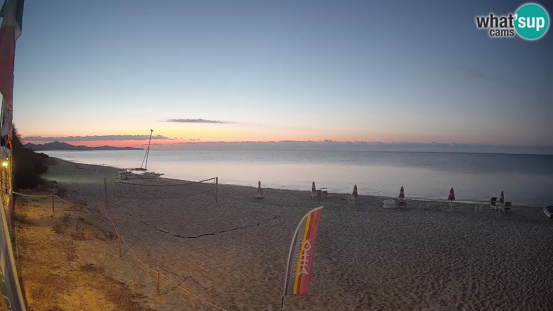 Webcam Piscina Rei – Vista live da Costa Rei, Muravera