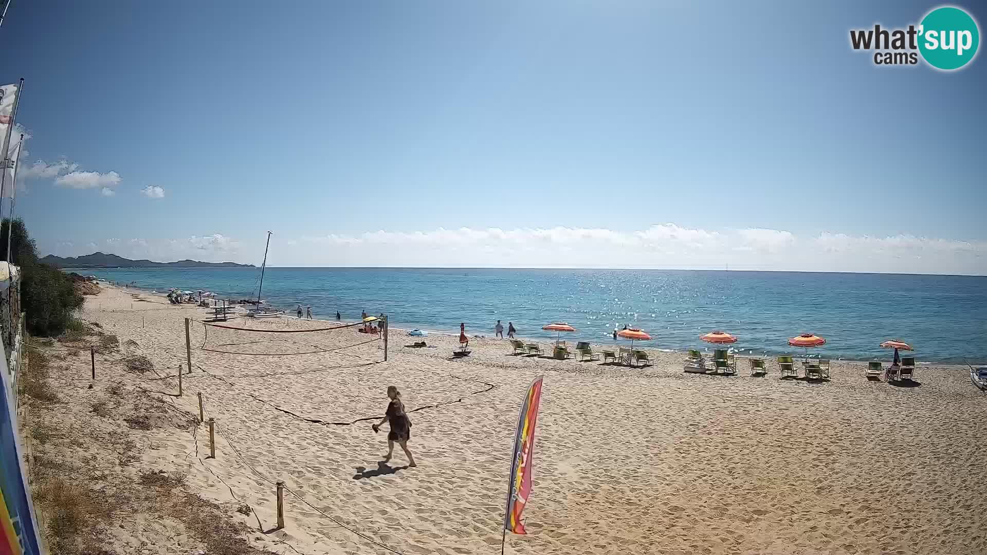 Spletna kamera Piscina Rei – Pogled v živo iz Costa Rei, Muravera