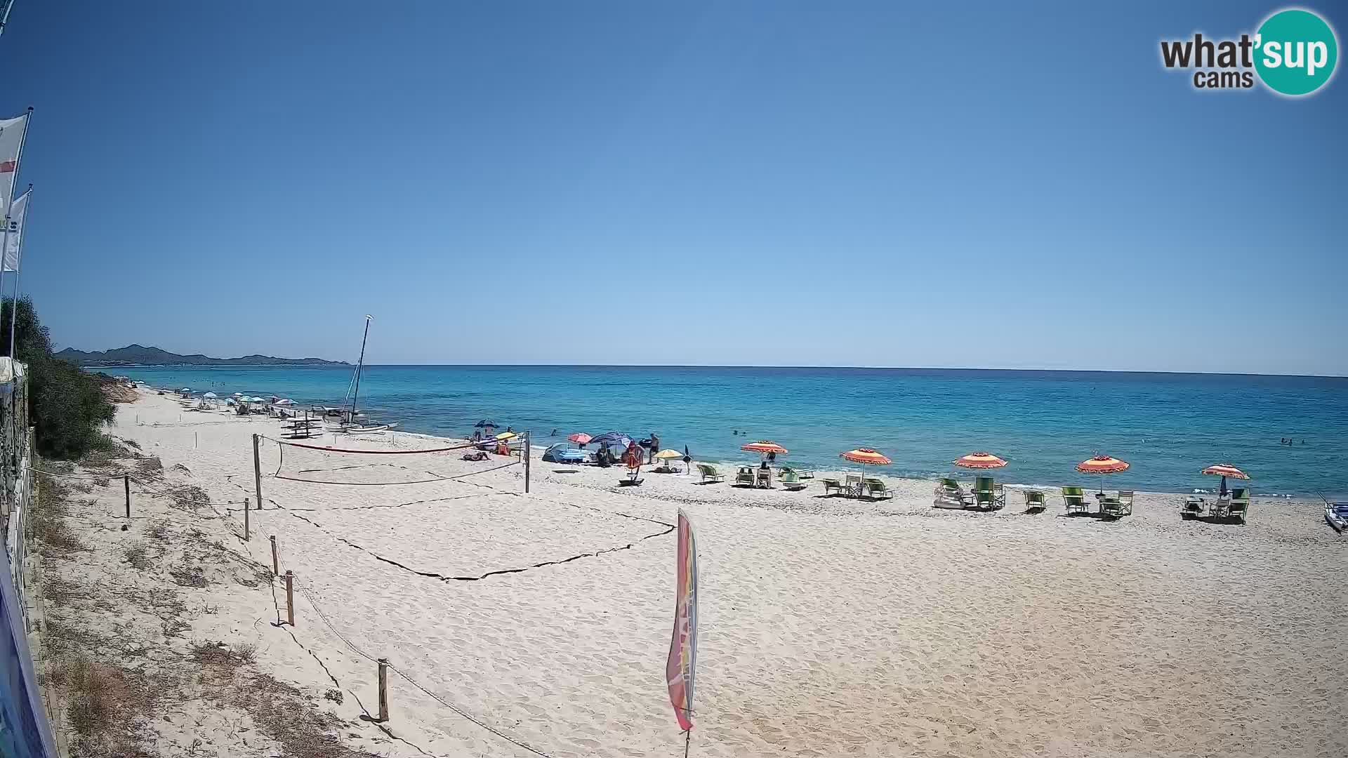Spletna kamera Piscina Rei – Pogled v živo iz Costa Rei, Muravera
