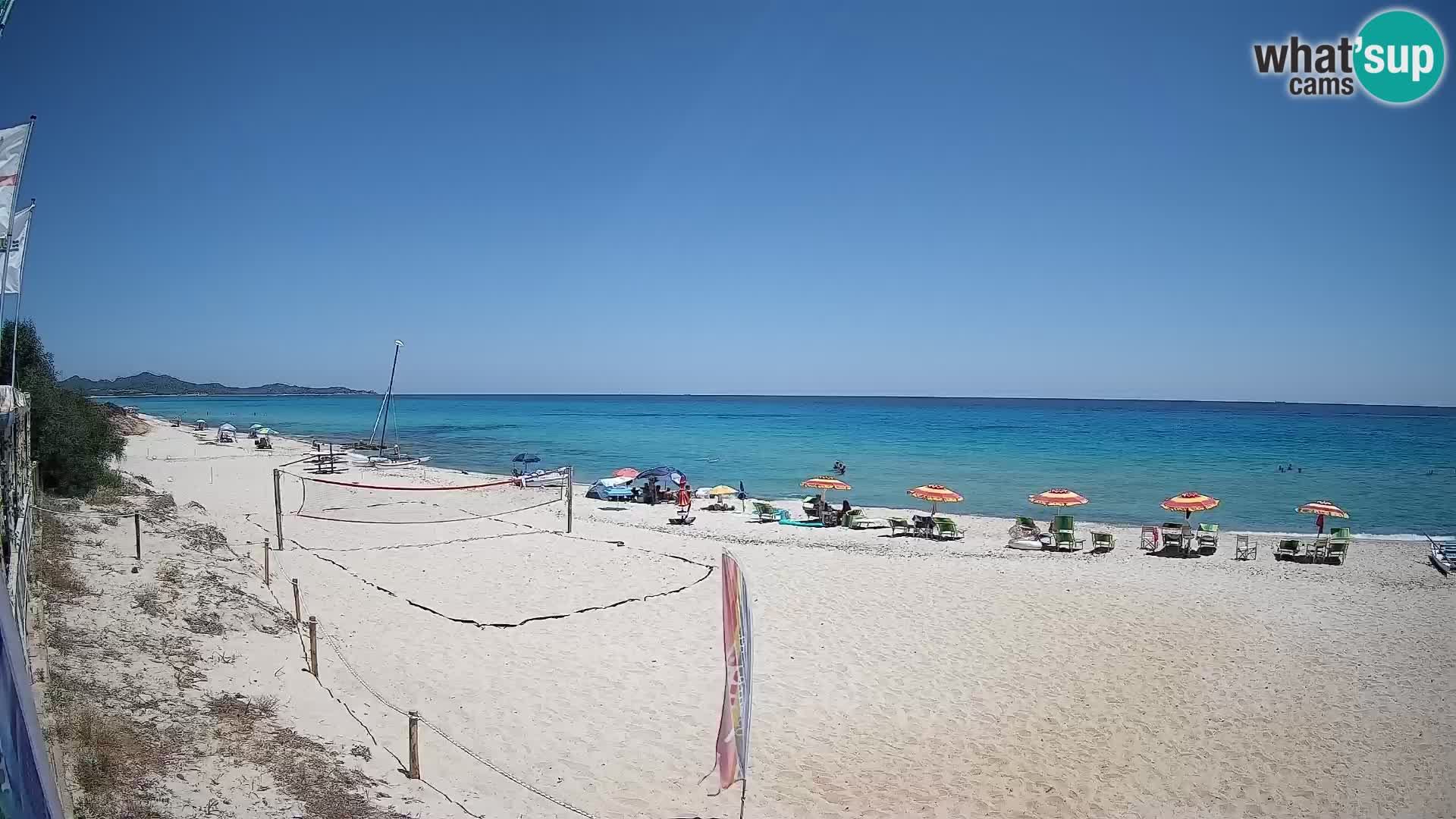 Spletna kamera Piscina Rei – Pogled v živo iz Costa Rei, Muravera