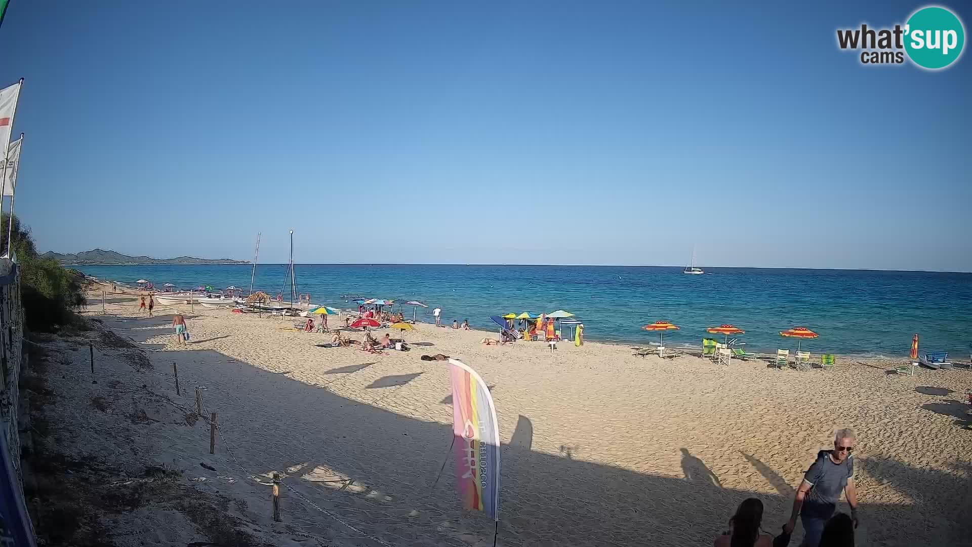 Webcam Piscina Rei – Vista live da Costa Rei, Muravera