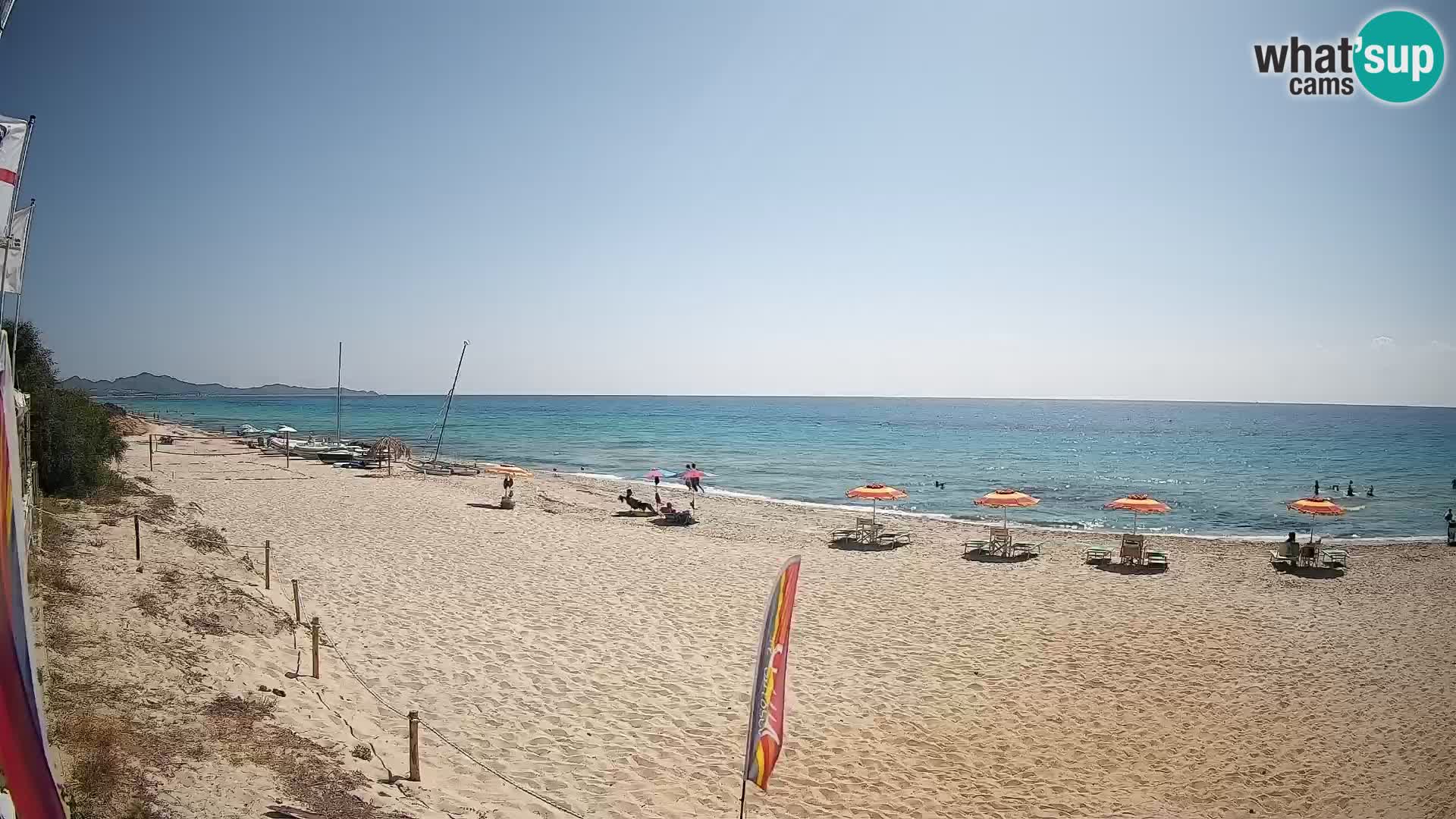 Spletna kamera Piscina Rei – Pogled v živo iz Costa Rei, Muravera