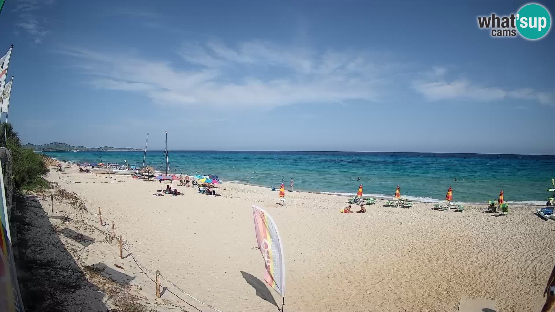 Webcam Piscina Rei – Vue en direct depuis Costa Rei, Muravera