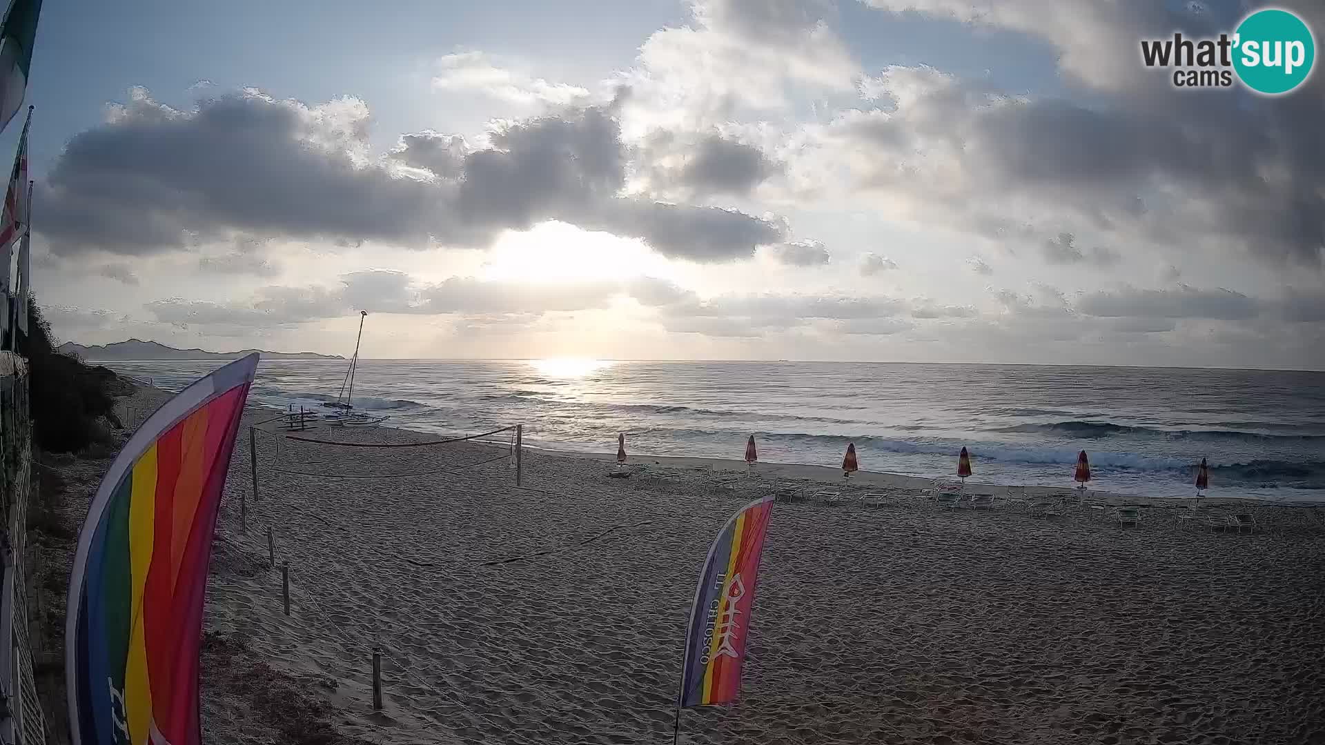 Webcam Piscina Rei – Vista live da Costa Rei, Muravera