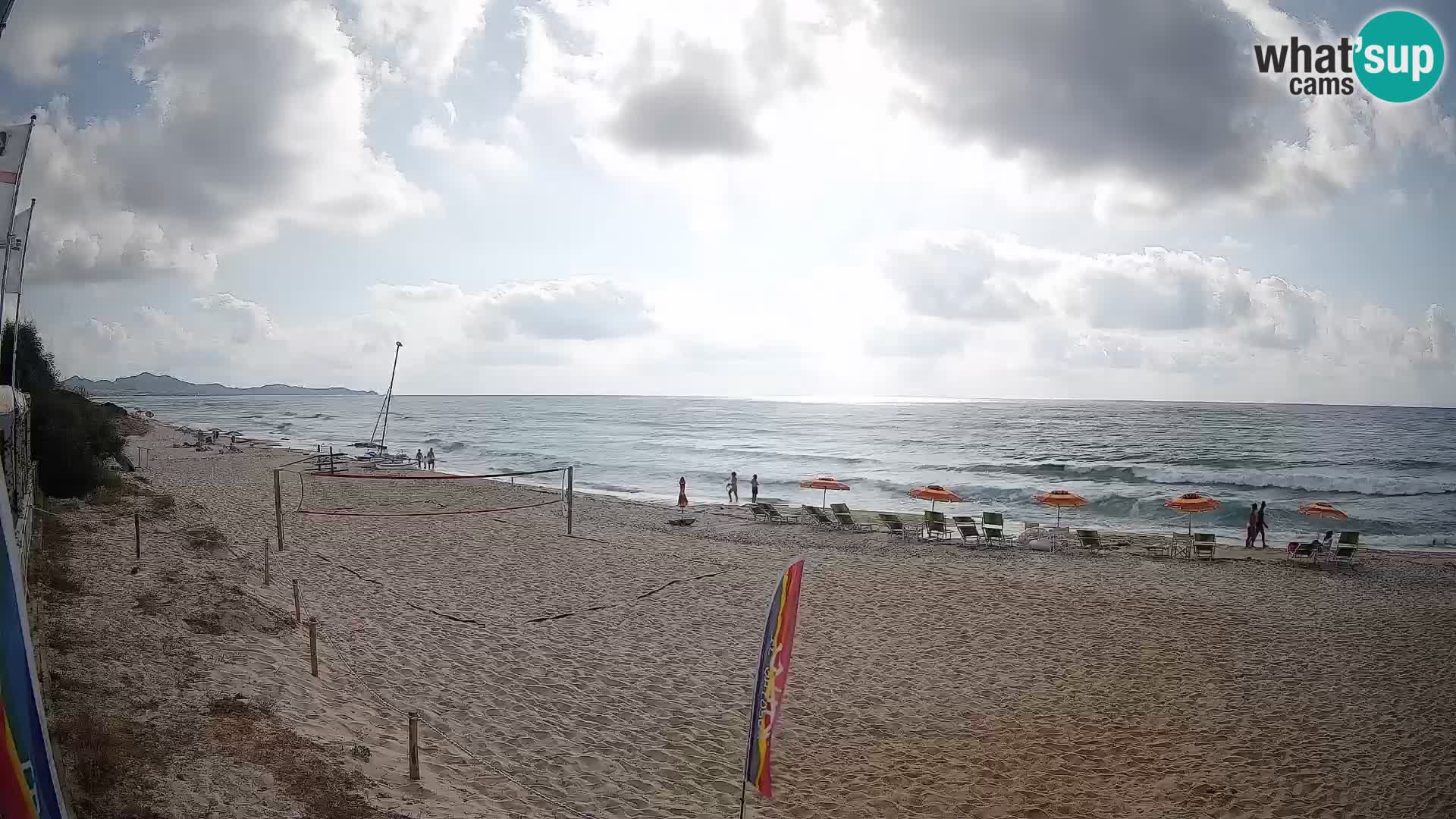 Webcam Piscina Rei – Vista live da Costa Rei, Muravera