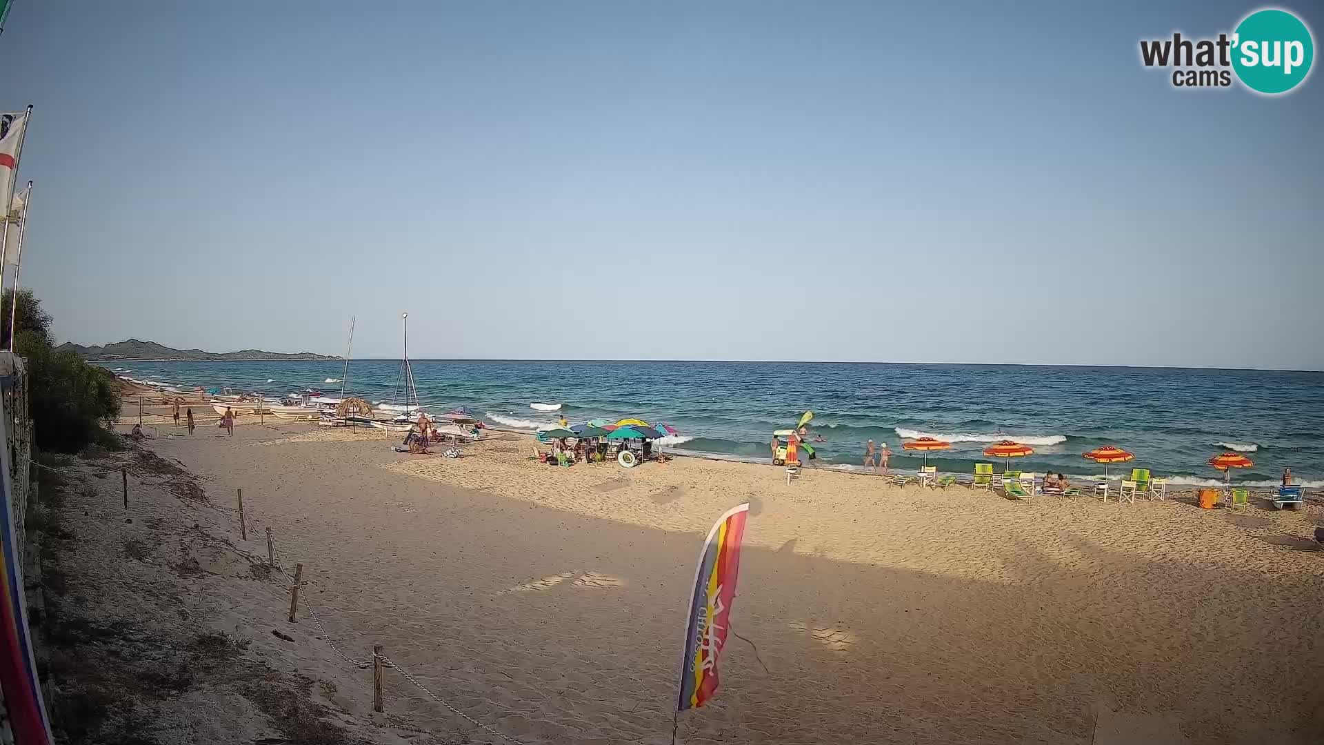 Spletna kamera Piscina Rei – Pogled v živo iz Costa Rei, Muravera