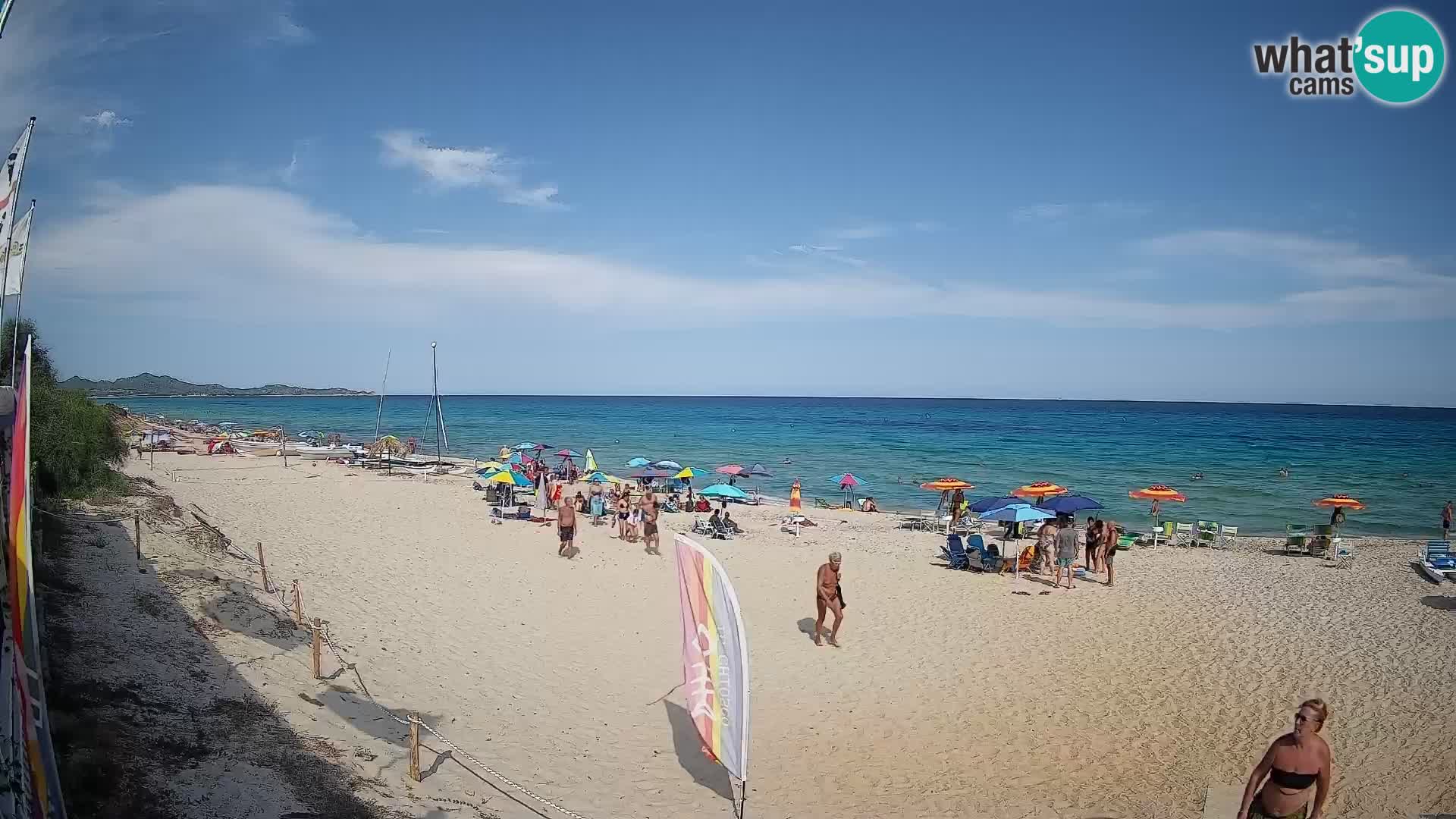 Web kamera Piscina Rei – Pogled uživo iz Costa Rei, Muravera