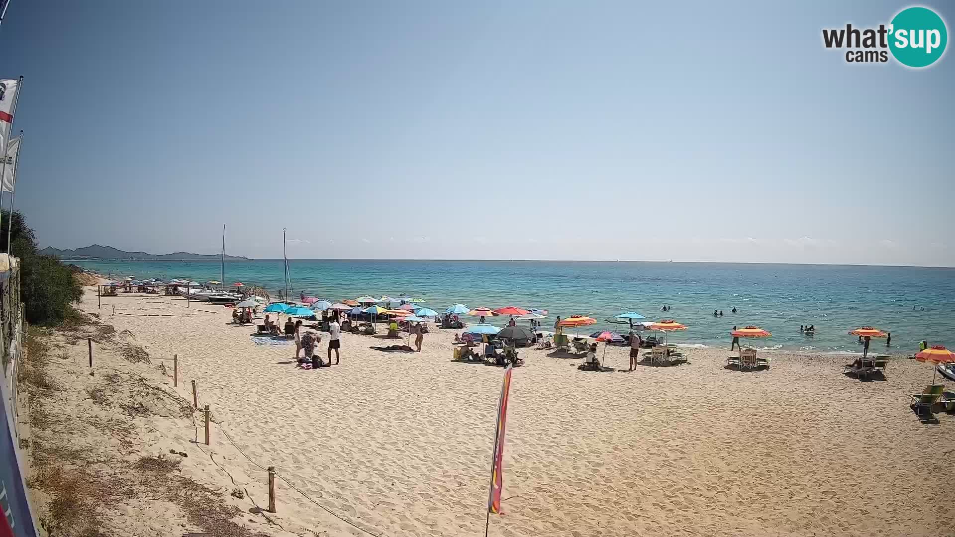 Web kamera Piscina Rei – Pogled uživo iz Costa Rei, Muravera