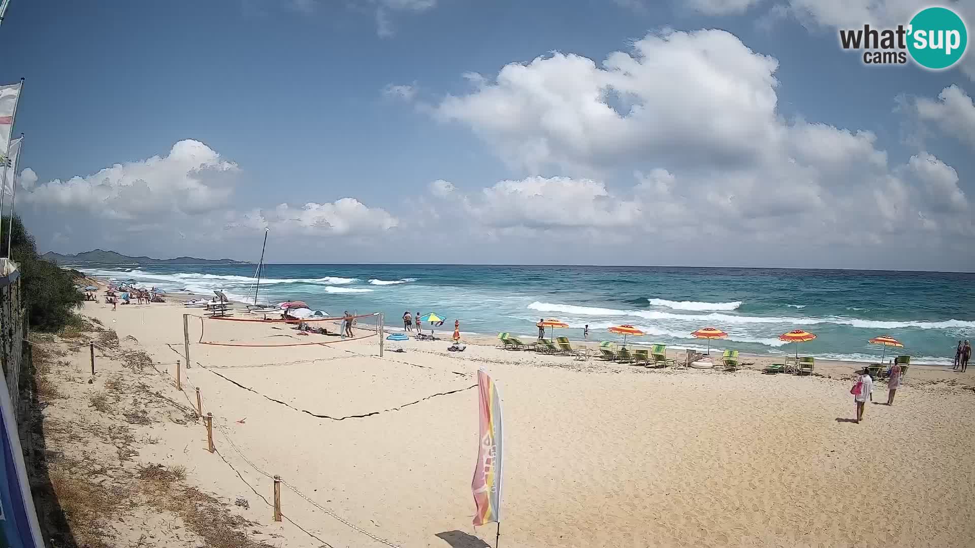 Webcam Piscina Rei – Vista live da Costa Rei, Muravera