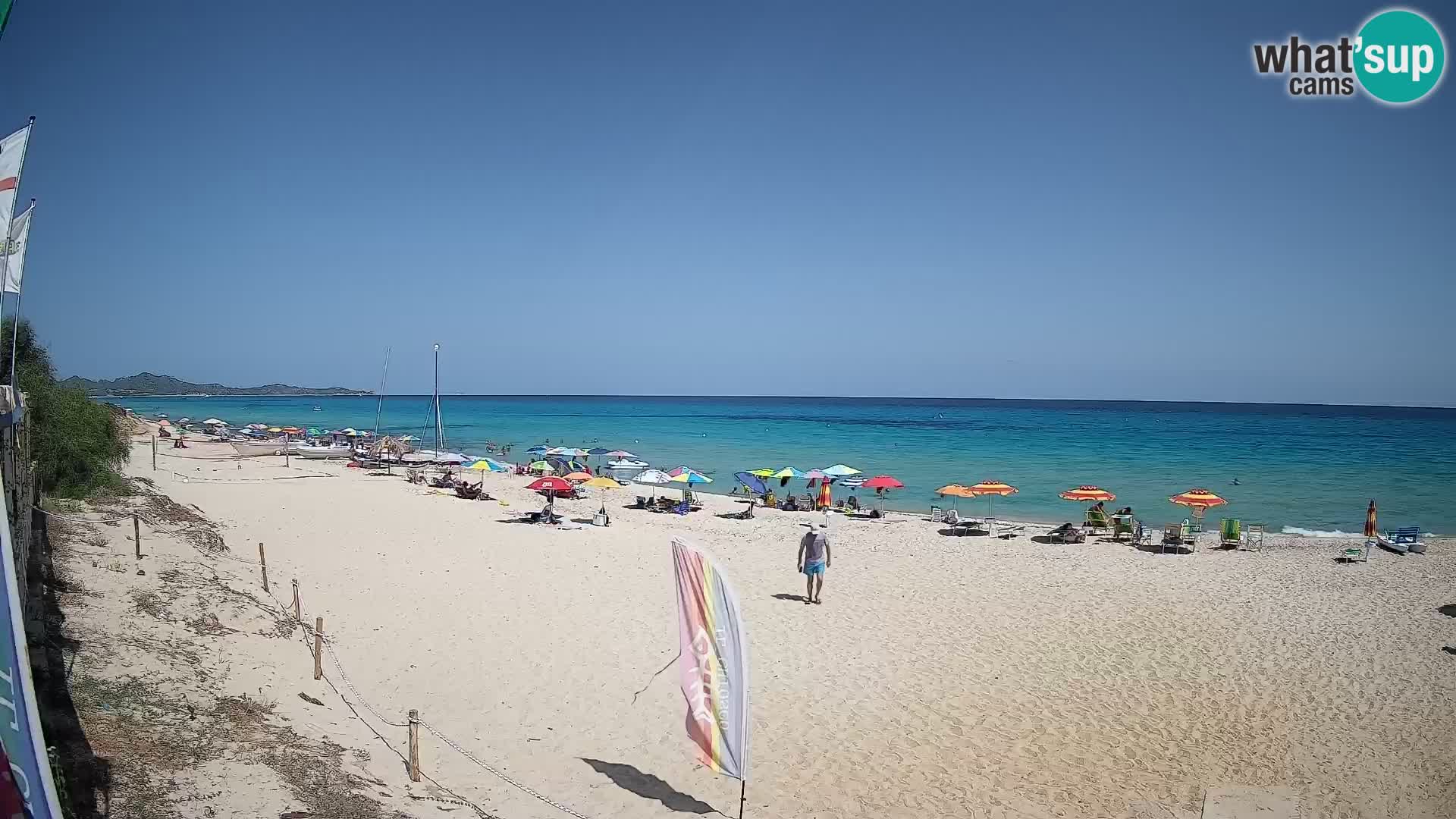 Spletna kamera Piscina Rei – Pogled v živo iz Costa Rei, Muravera