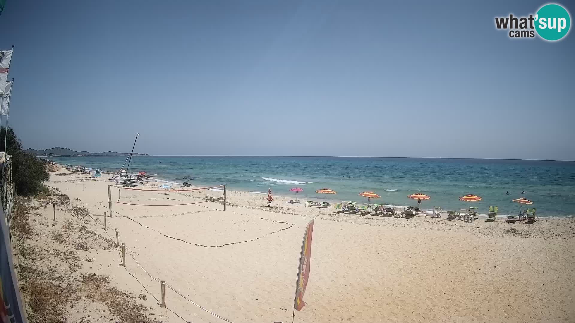 Web kamera Piscina Rei – Pogled uživo iz Costa Rei, Muravera