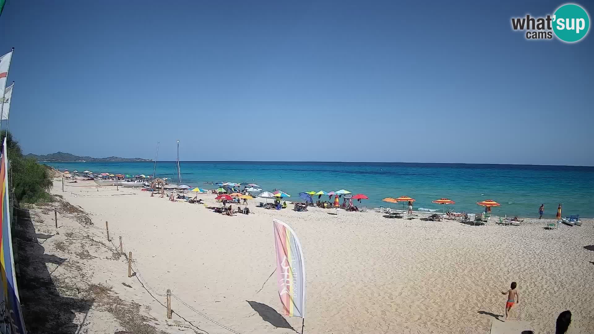 Web kamera Piscina Rei – Pogled uživo iz Costa Rei, Muravera