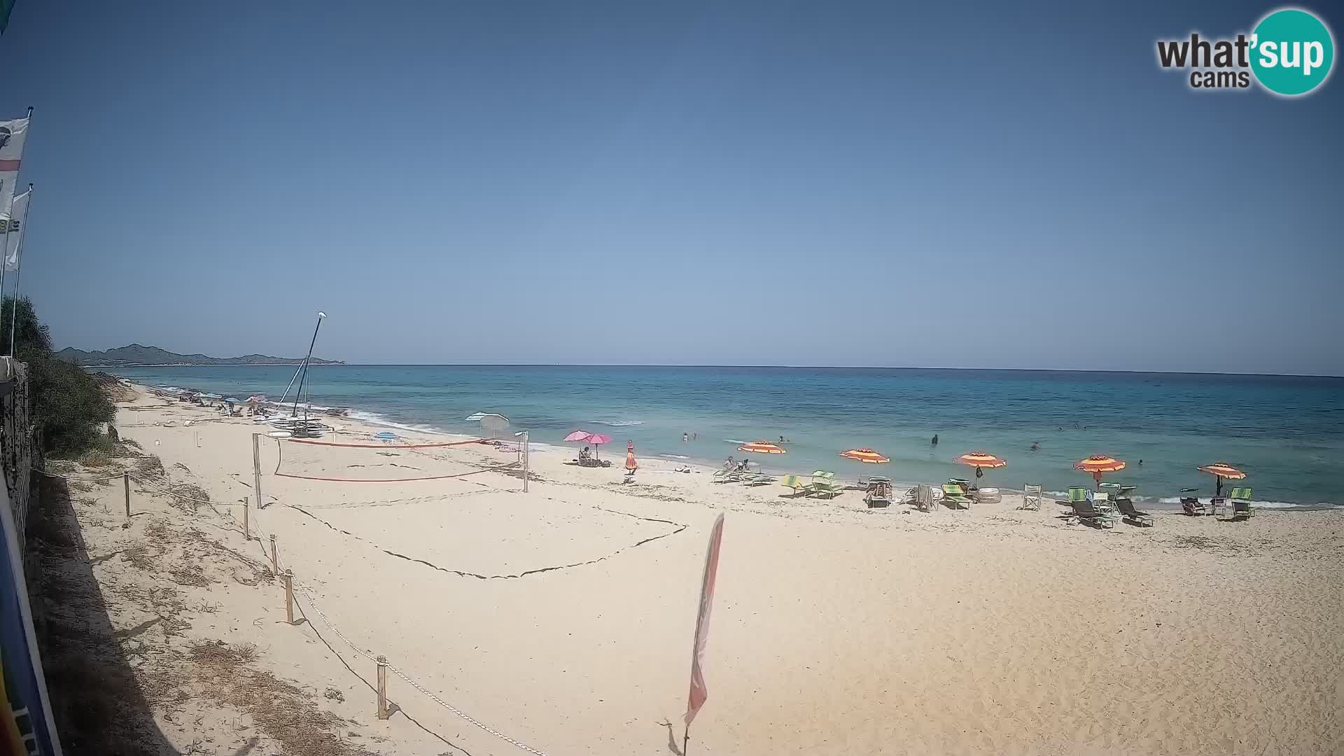 Web kamera Piscina Rei – Pogled uživo iz Costa Rei, Muravera