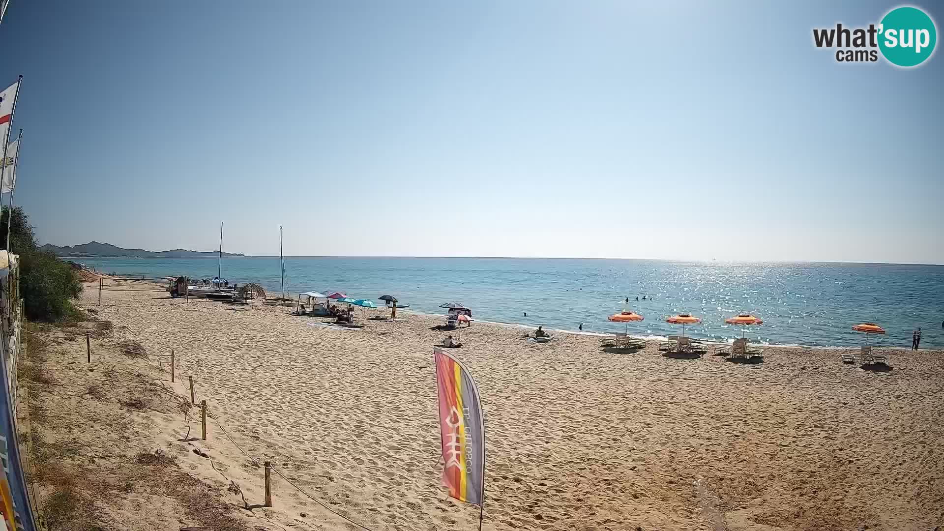 Webcam Piscina Rei – Vista live da Costa Rei, Muravera