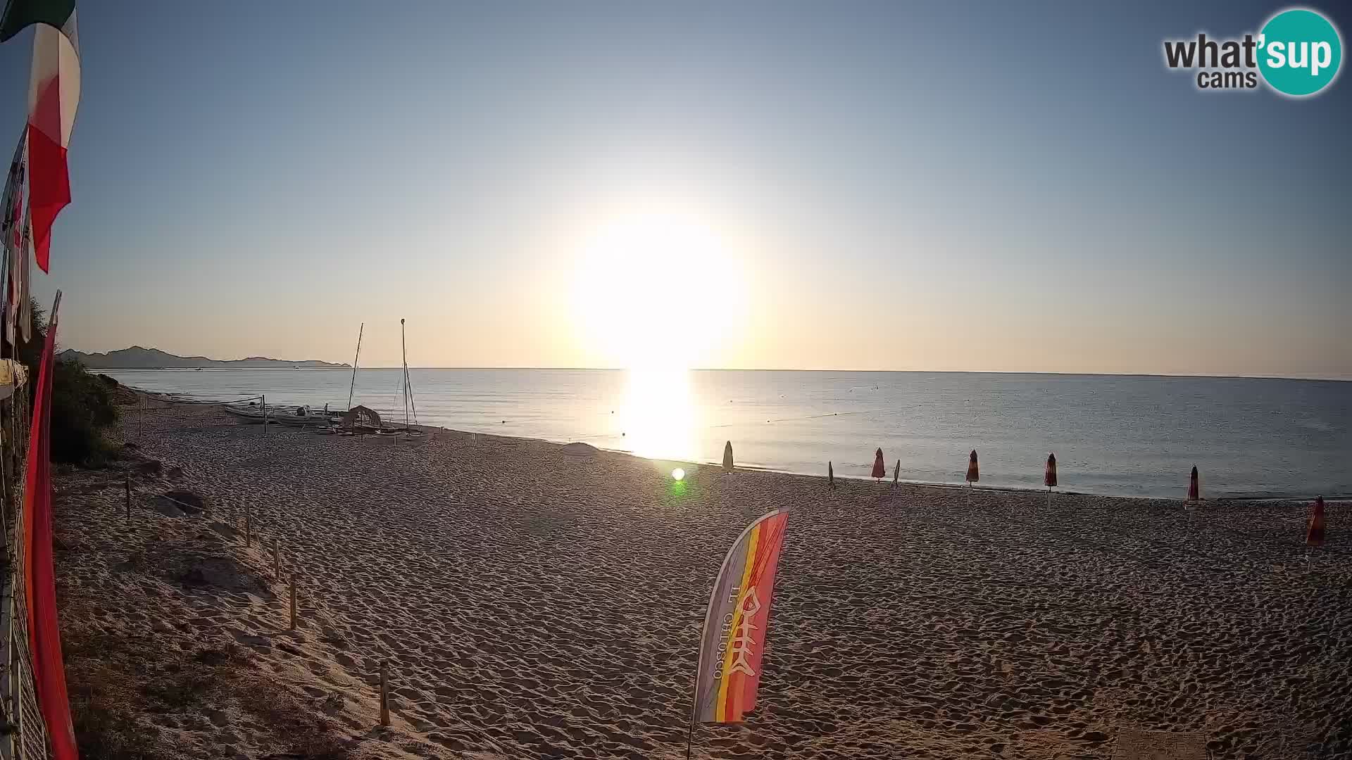 Webcam Piscina Rei – Vista live da Costa Rei, Muravera