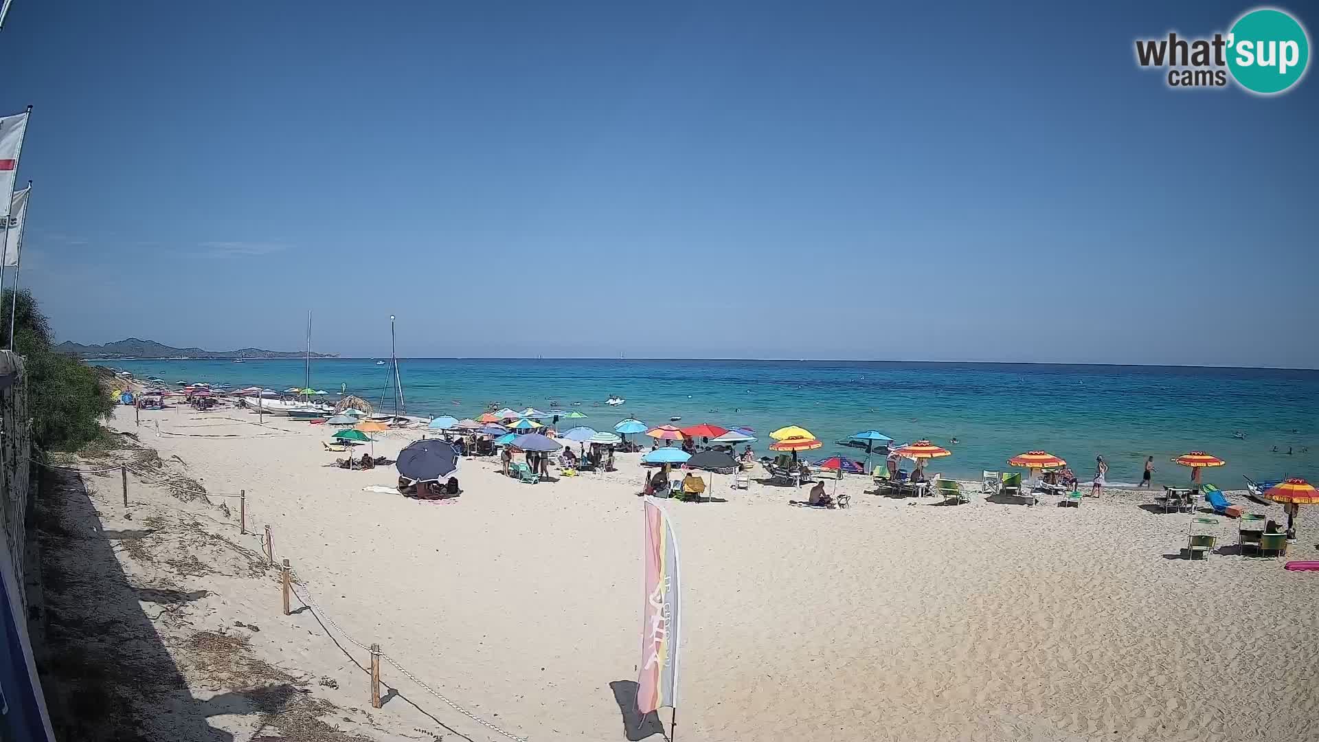 Web kamera Piscina Rei – Pogled uživo iz Costa Rei, Muravera