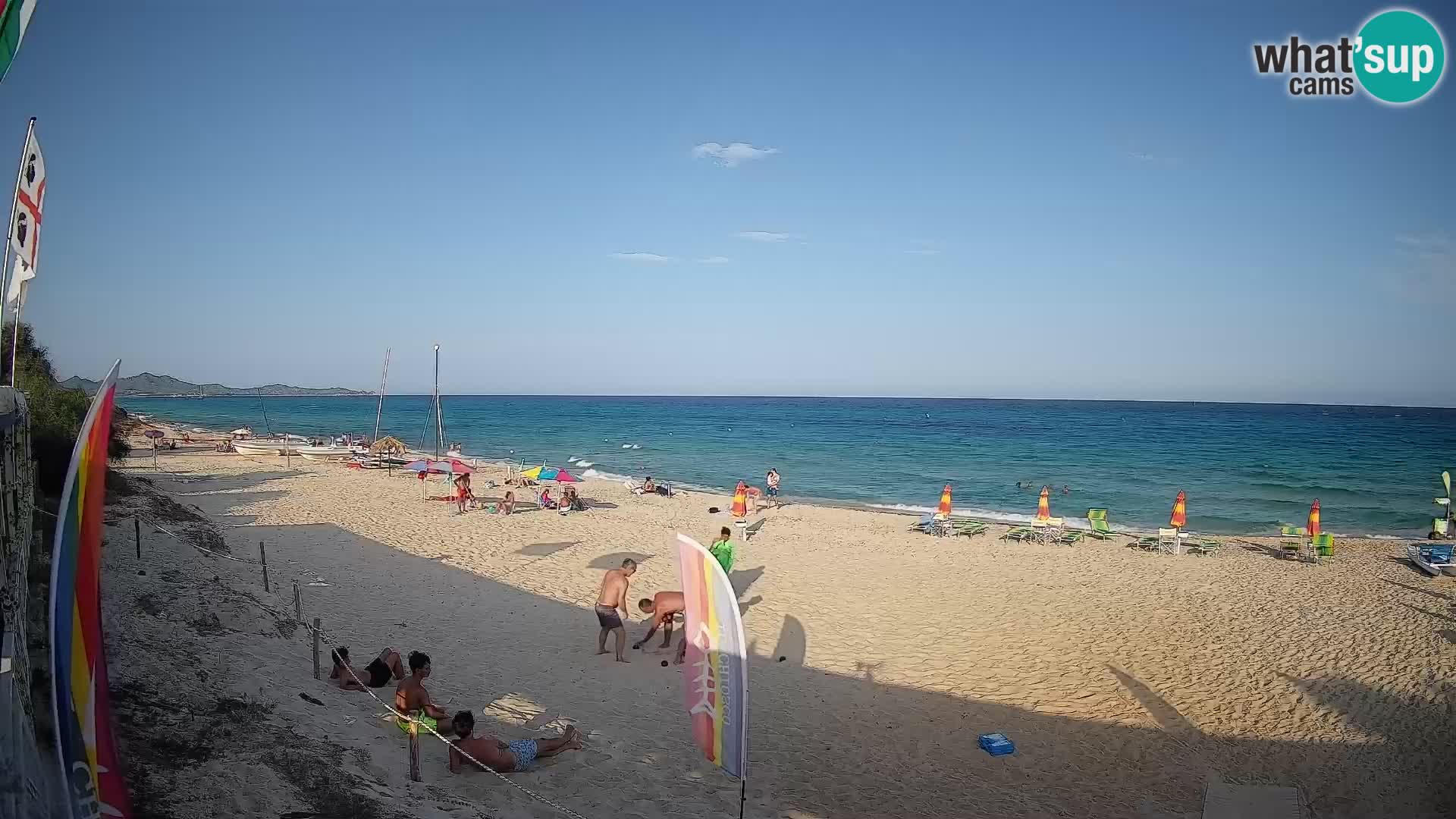 Webcam Piscina Rei – Vista en directo desde Costa Rei, Muravera