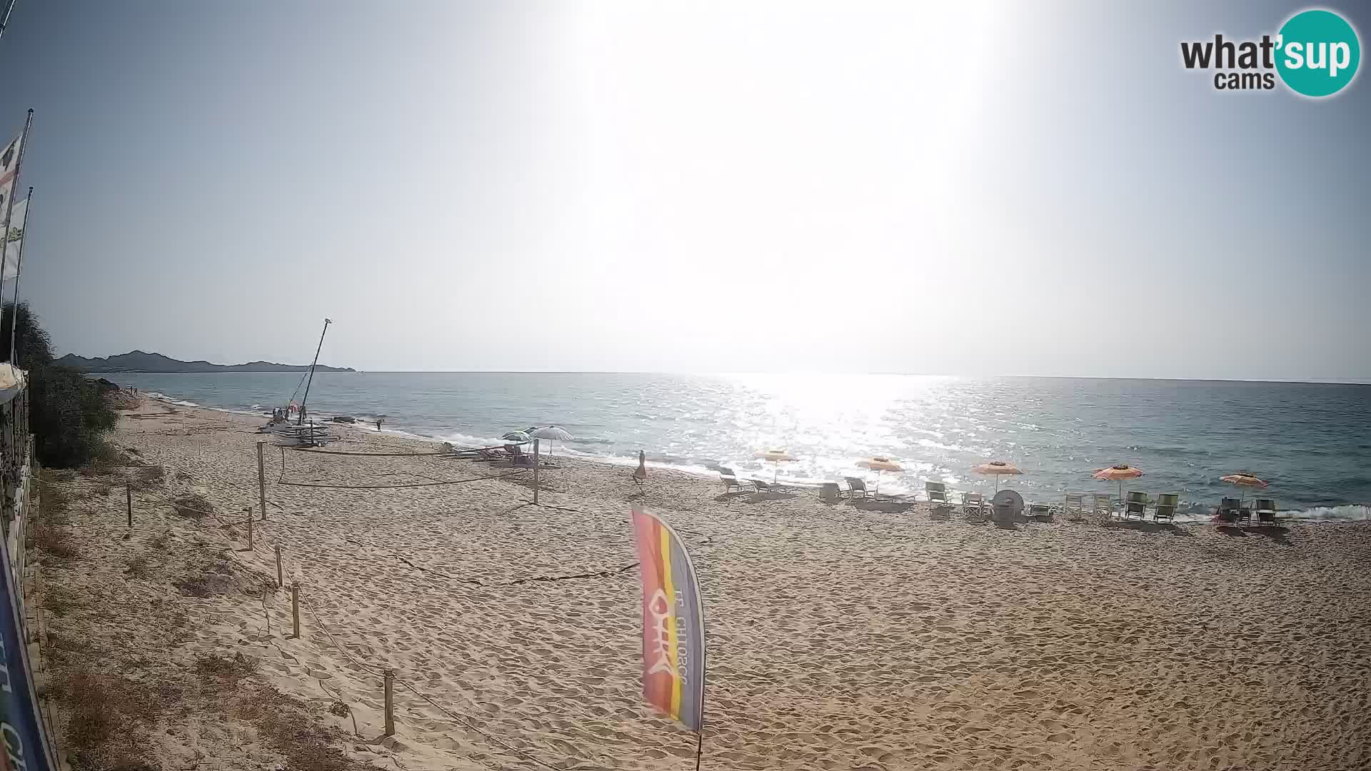 Webcam Piscina Rei – Vista live da Costa Rei, Muravera