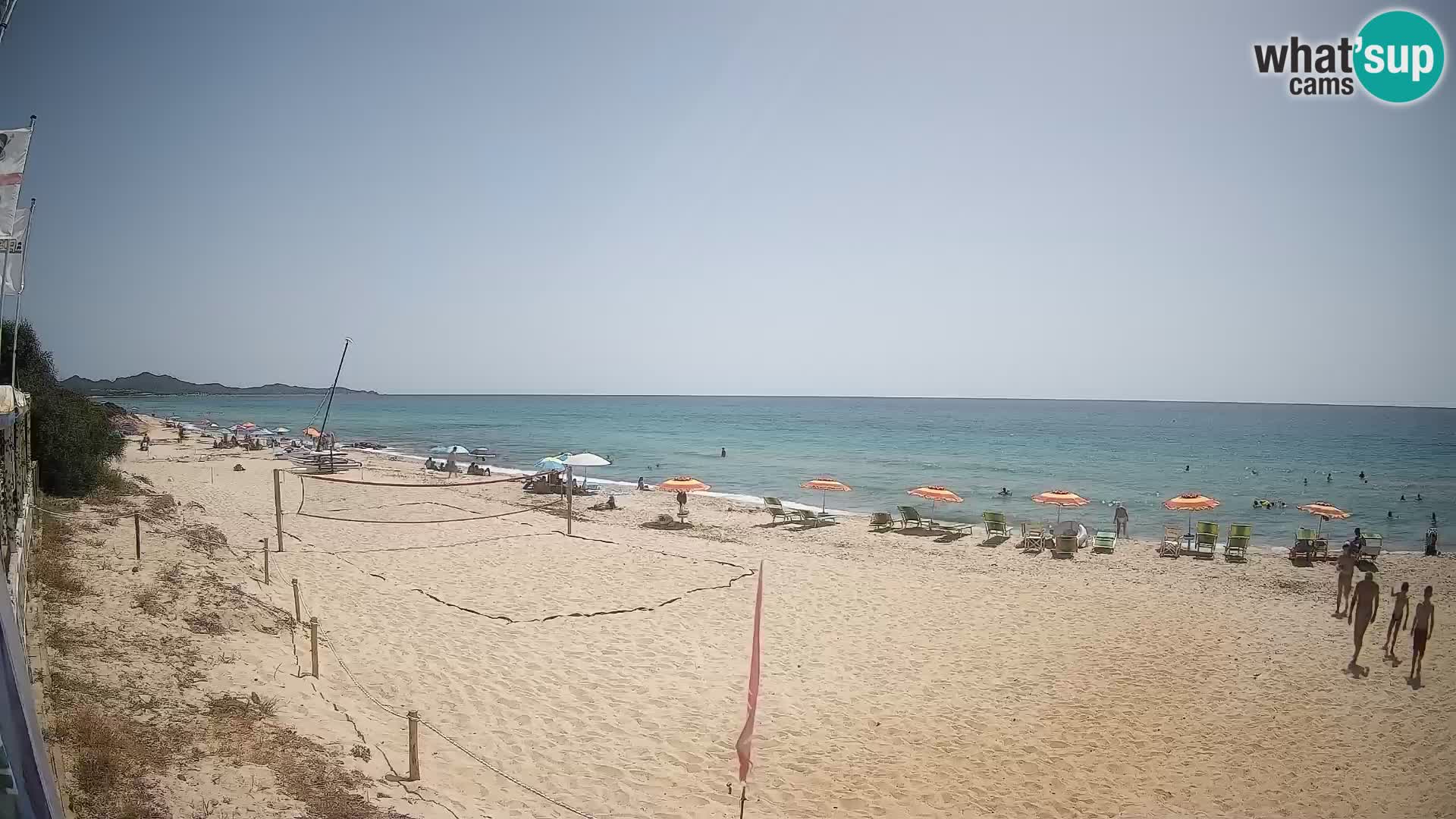 Webcam Piscina Rei – Vista live da Costa Rei, Muravera