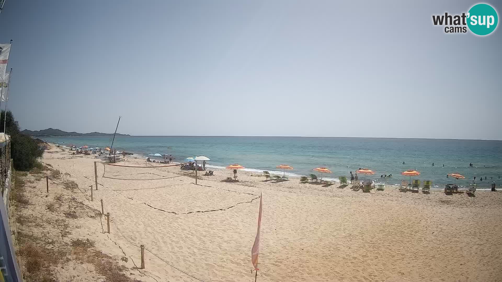 Webcam Piscina Rei – Vista en directo desde Costa Rei, Muravera