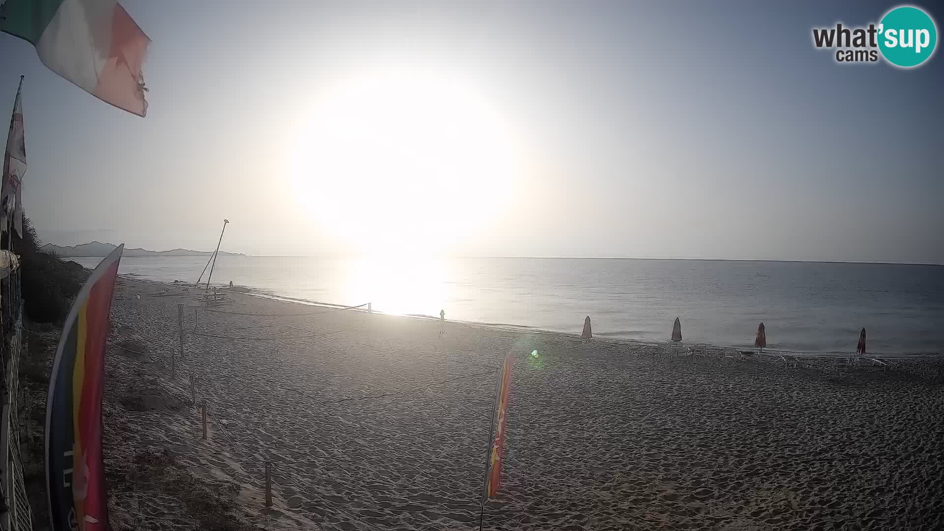 Webcam Piscina Rei – Vista live da Costa Rei, Muravera