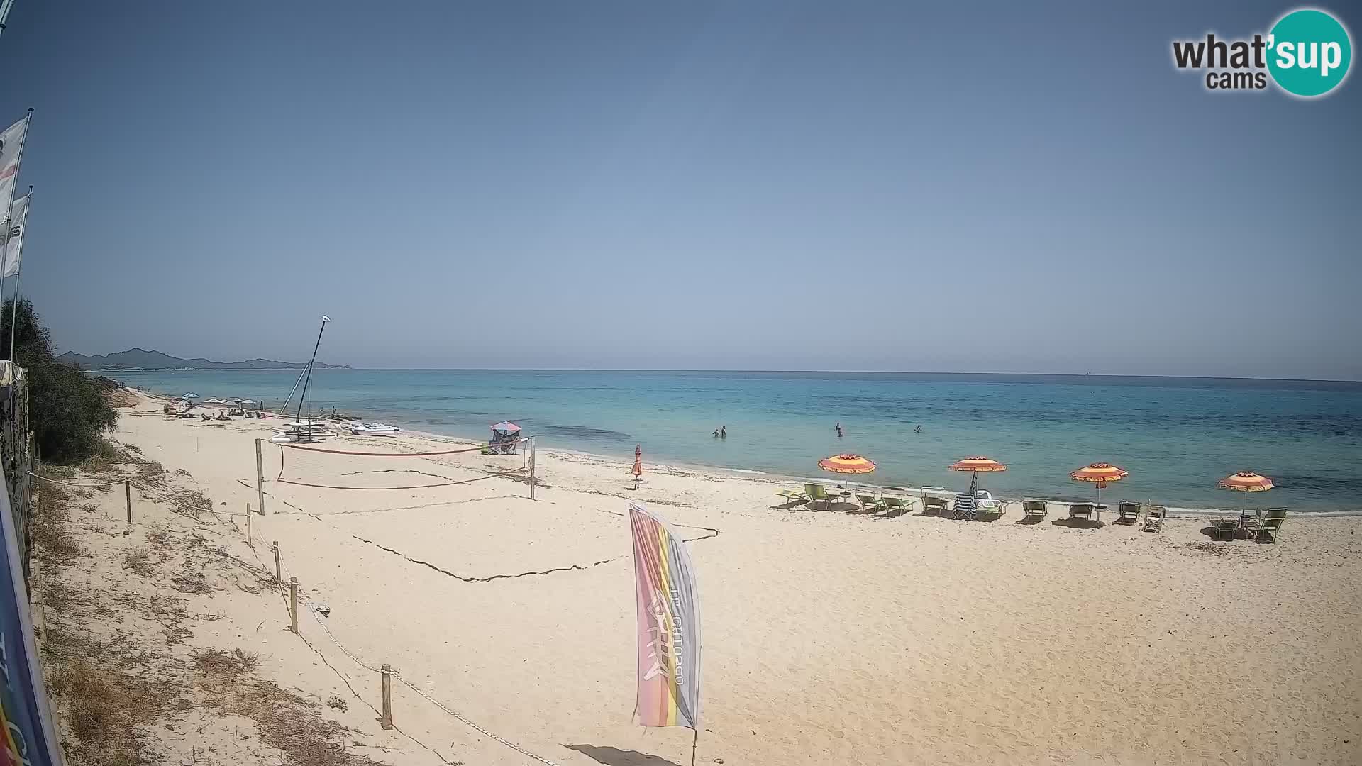 Webcam Piscina Rei – Vista live da Costa Rei, Muravera