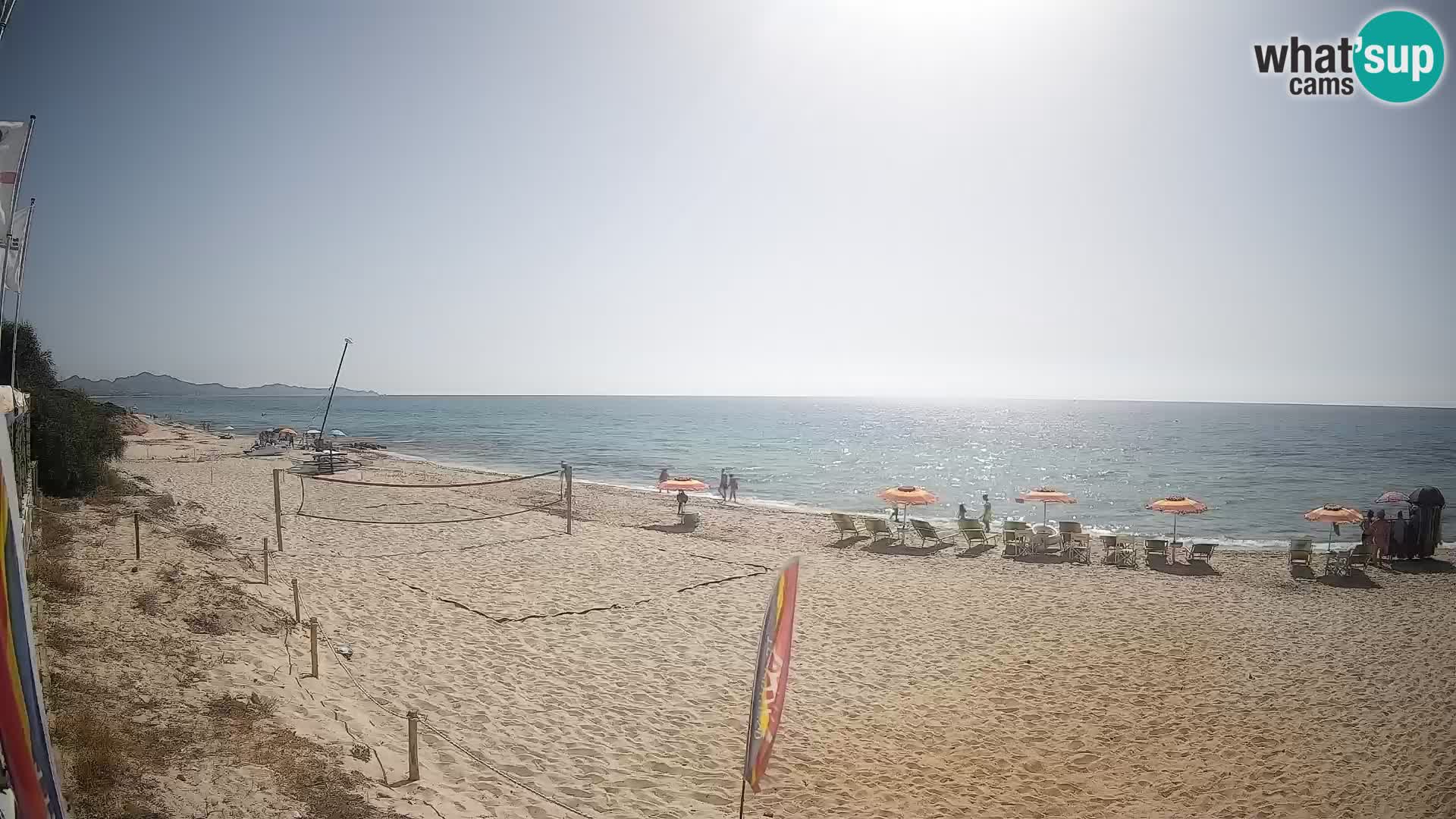 Web kamera Piscina Rei – Pogled uživo iz Costa Rei, Muravera