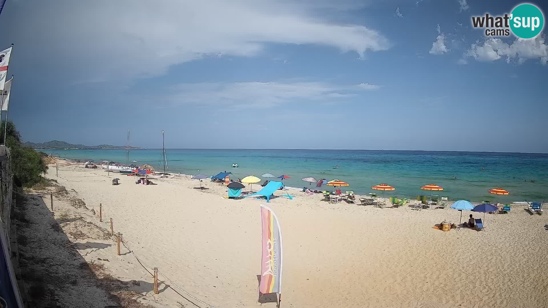 Webcam Piscina Rei – Vista live da Costa Rei, Muravera
