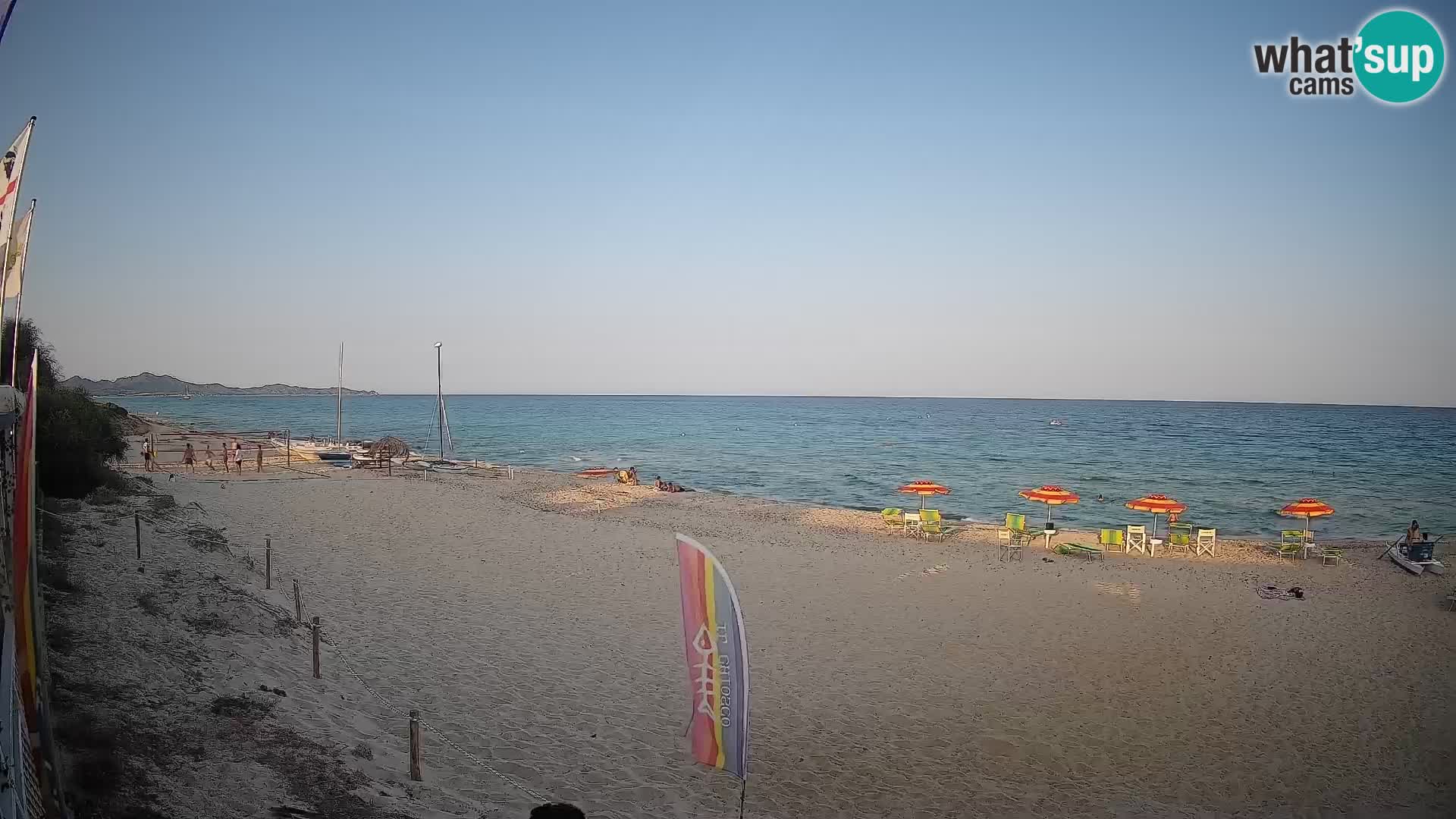 Webcam Piscina Rei – Vista live da Costa Rei, Muravera