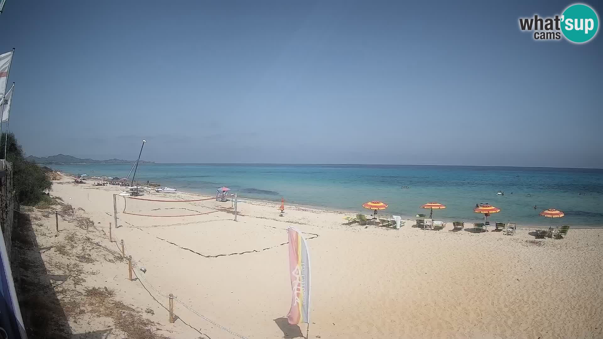 Web kamera Piscina Rei – Pogled uživo iz Costa Rei, Muravera