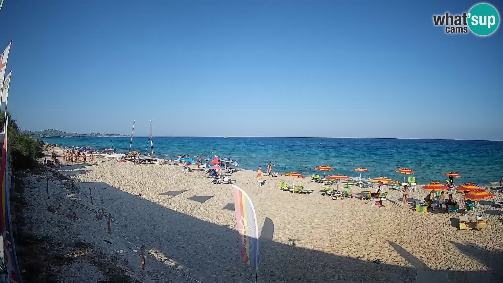 Web kamera Piscina Rei – Pogled uživo iz Costa Rei, Muravera
