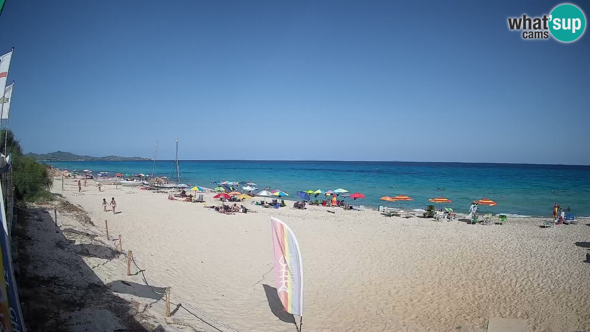 Webcam Piscina Rei – Vista live da Costa Rei, Muravera