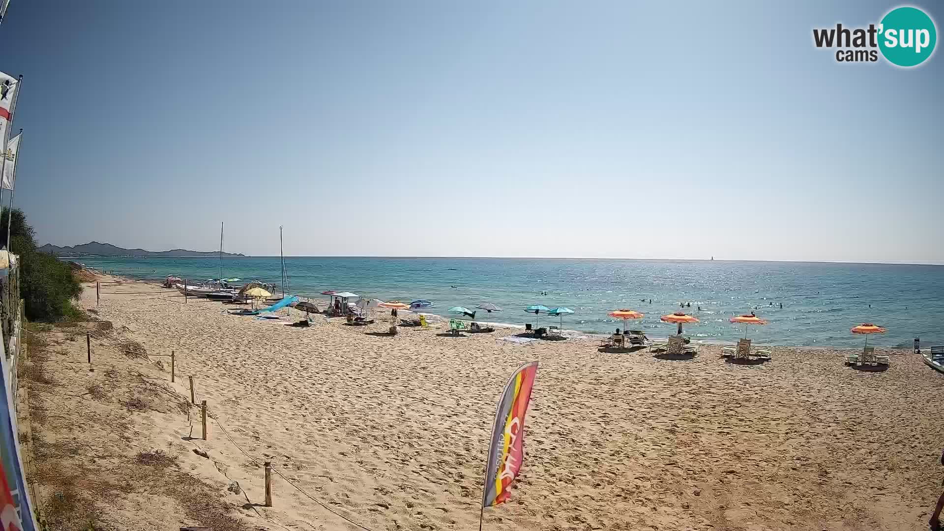Web kamera Piscina Rei – Pogled uživo iz Costa Rei, Muravera