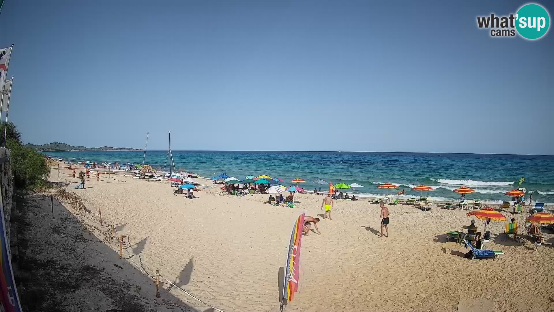 Webcam Piscina Rei – Vista en directo desde Costa Rei, Muravera