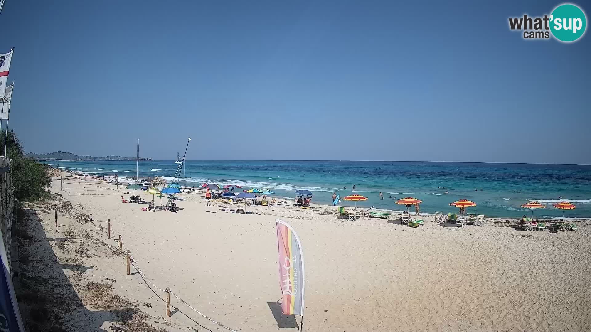 Spletna kamera Piscina Rei – Pogled v živo iz Costa Rei, Muravera