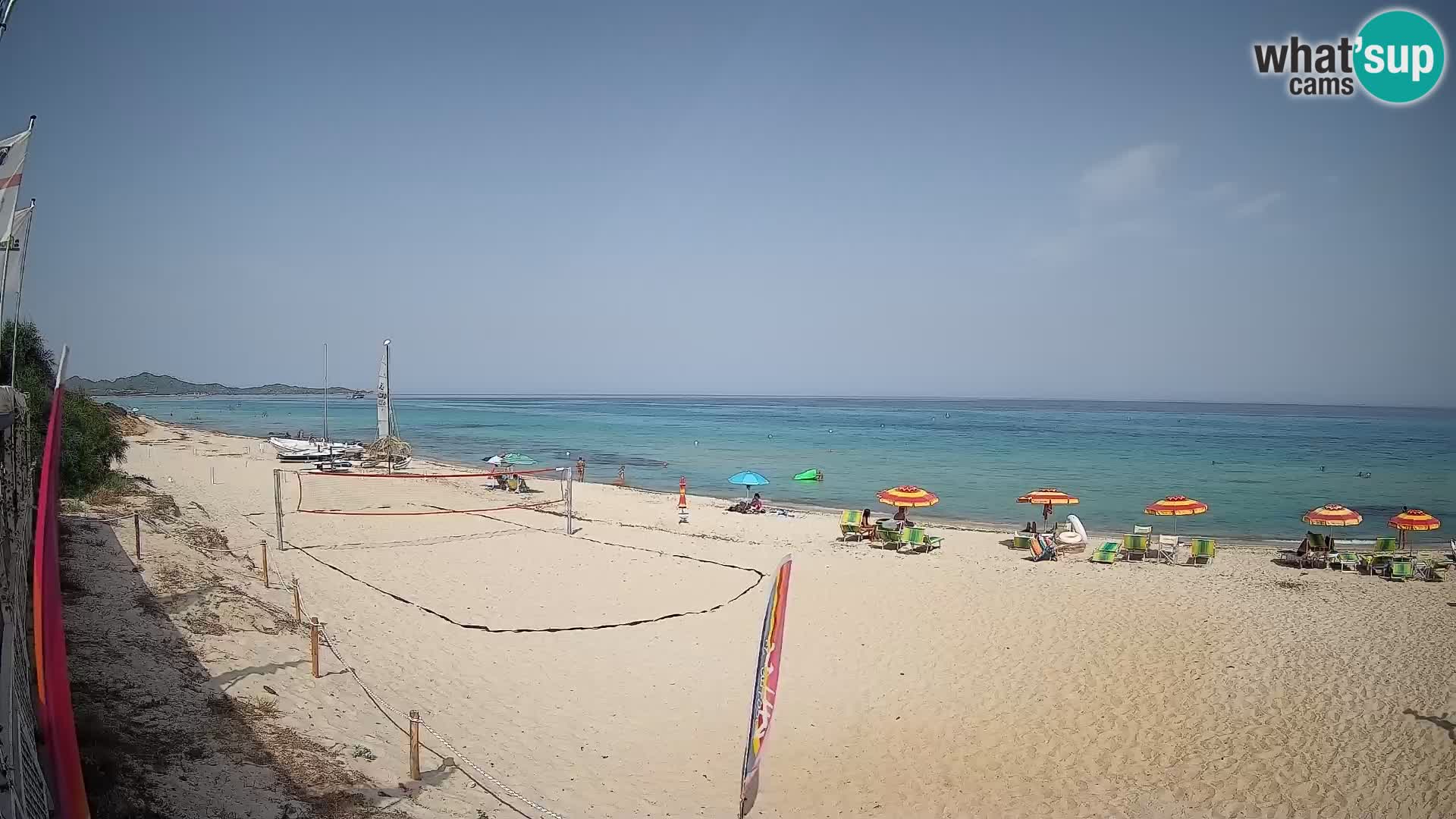 Webcam Piscina Rei – Vista live da Costa Rei, Muravera